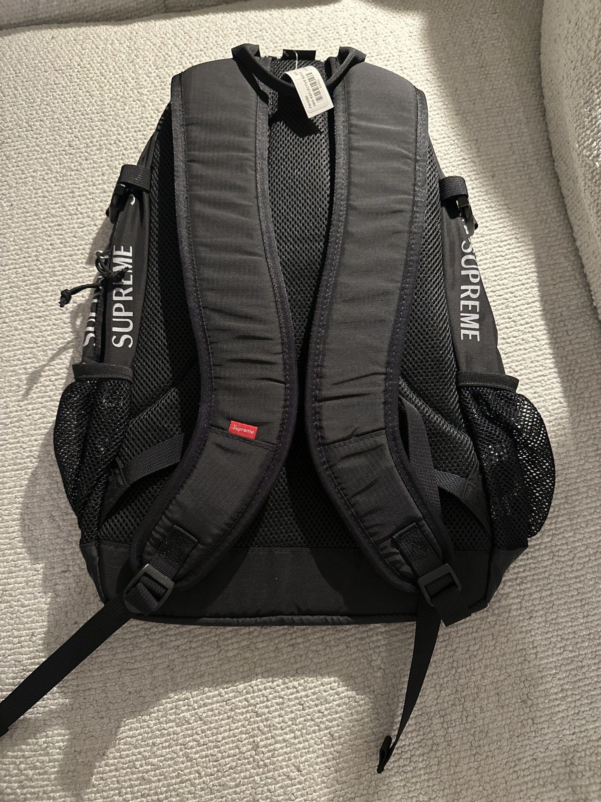 Supreme FW16 Supreme 3M Reflective Repeat Backpack Black Size ONE SIZE - 3 Thumbnail