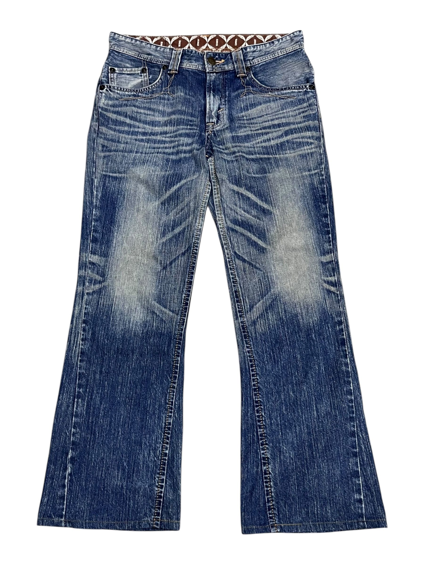 Edwin Vintage Edwin 431XVS Distressed Flare Jeans W32 Size US 32 / EU 48 - 2 Thumbnail