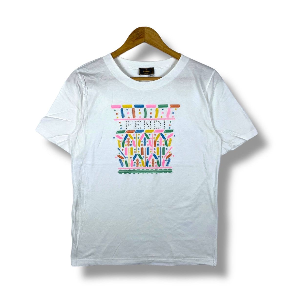 Fendi FENDI Graphic Tee Shirt Medium Size Size M / US 6-8 / IT 42-44 - 1 Thumbnail
