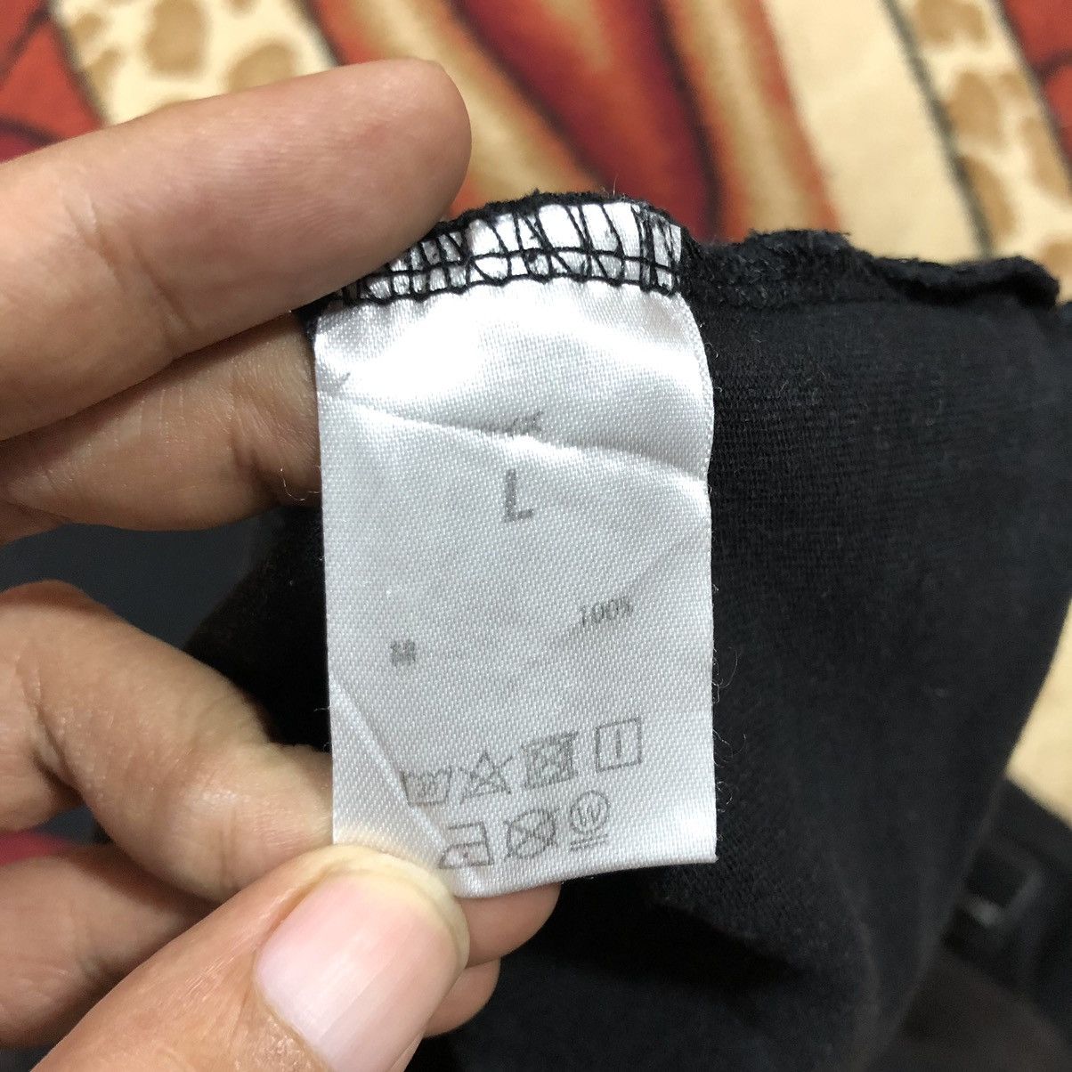 Number (N)ine Vintage NUMBER (N)INE Patch Denim Logo Rare T Shirt Size US L / EU 52-54 / 3 - 11 Thumbnail