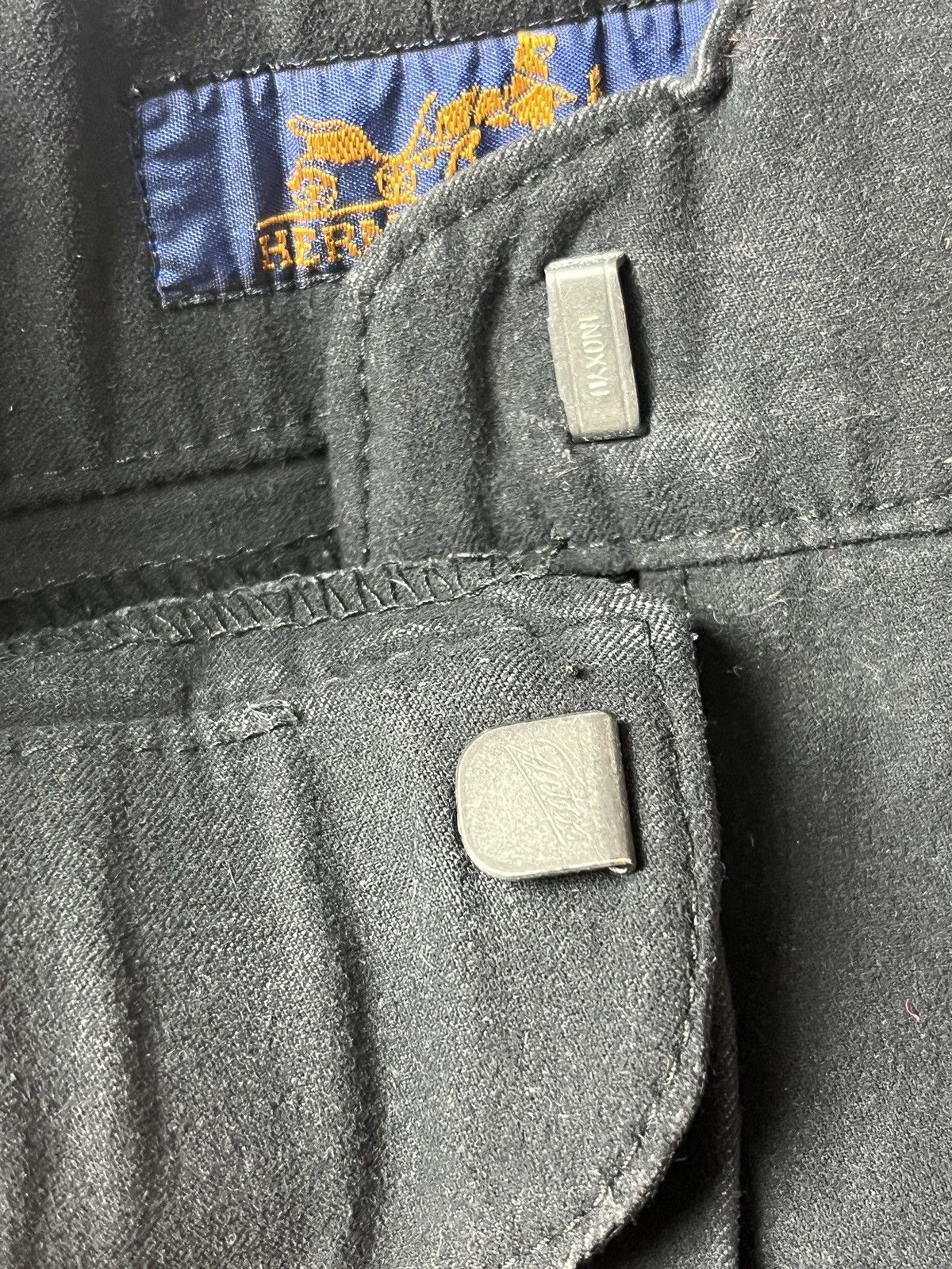 Hermes Vintage Hermes High Stretch Equestrian Horse Riding Pants Size 38" / US 16 / IT 52 - 10 Thumbnail