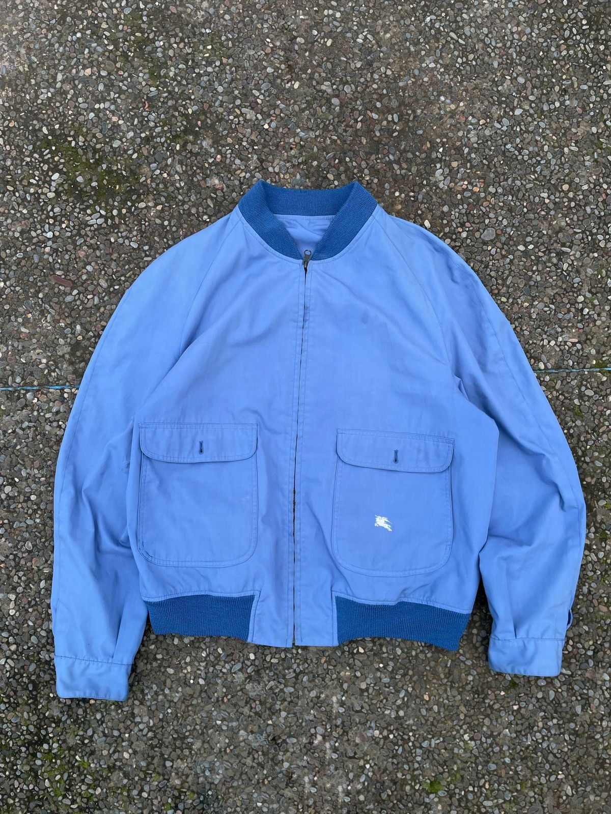 Vintage Rare Burberry light bomber Jacket