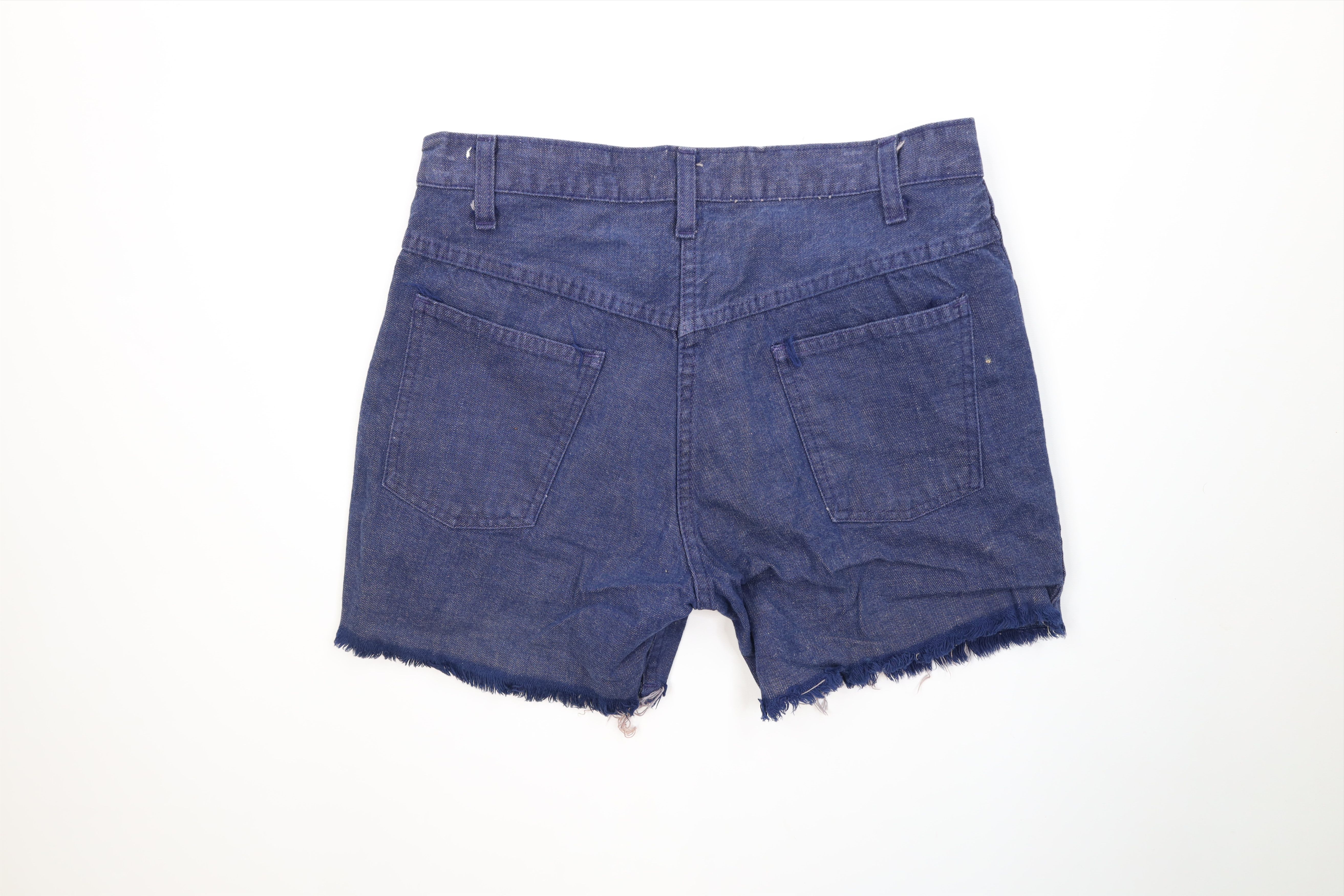 Vintage Vintage 60s 70s Streetwear Denim Short Shorts Indigo USA Size US 30 / EU 46 - 9 Thumbnail