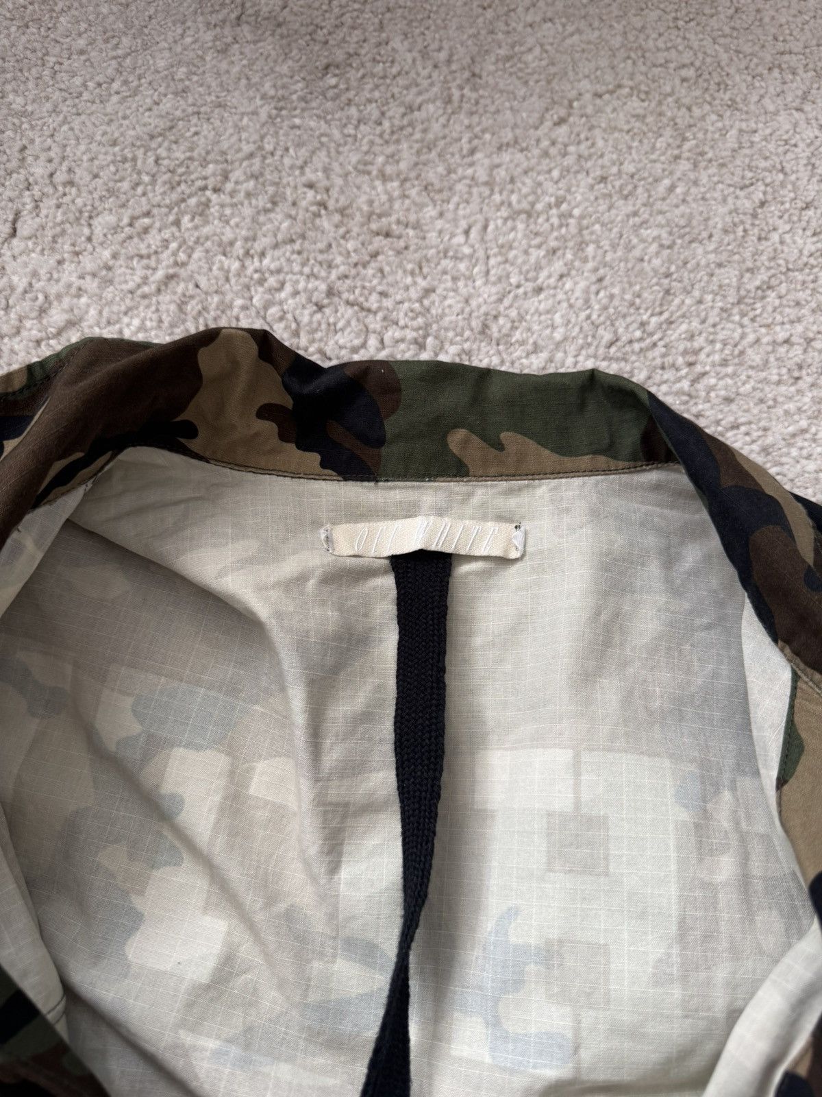 Off-White Off-White Virgil Abloh Vintage Camouflage Jacket Size US XL / EU 56 / 4 - 13 Thumbnail