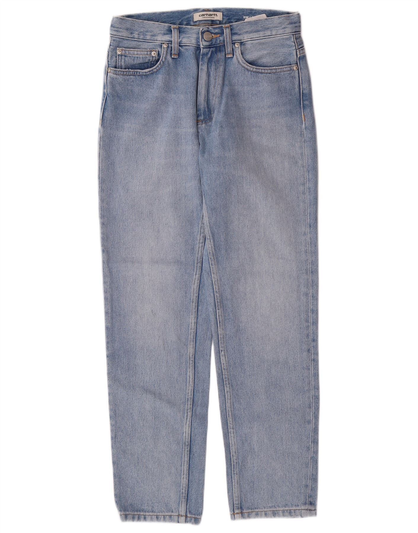 Carhartt Womens Cropped Jeans W26 L26 Blue Cotton Size 42" / US 20 - 1 Thumbnail