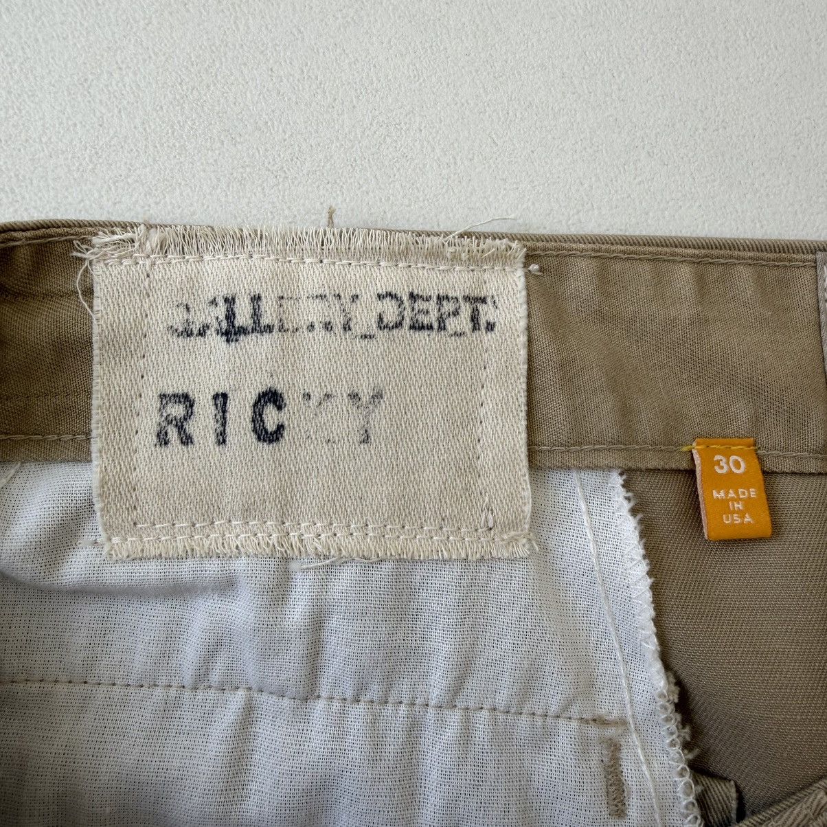 Gallery Dept. ‘Ricky’ Paint Splat Cut Off Beige Shorts Size US 32 / EU 48 - 7 Thumbnail
