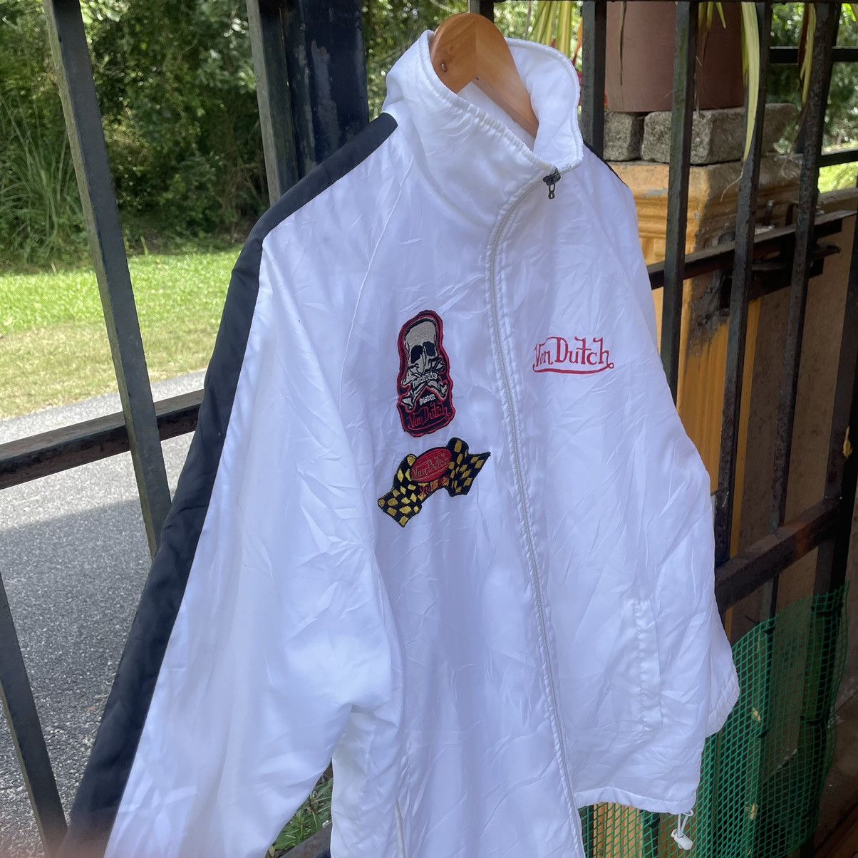 Vintage × Von Dutch 🔥🔥Vintage Von Dutch Skull Logo Zipper Sweater Jacket Size US L / EU 52-54 / 3 - 5 Thumbnail