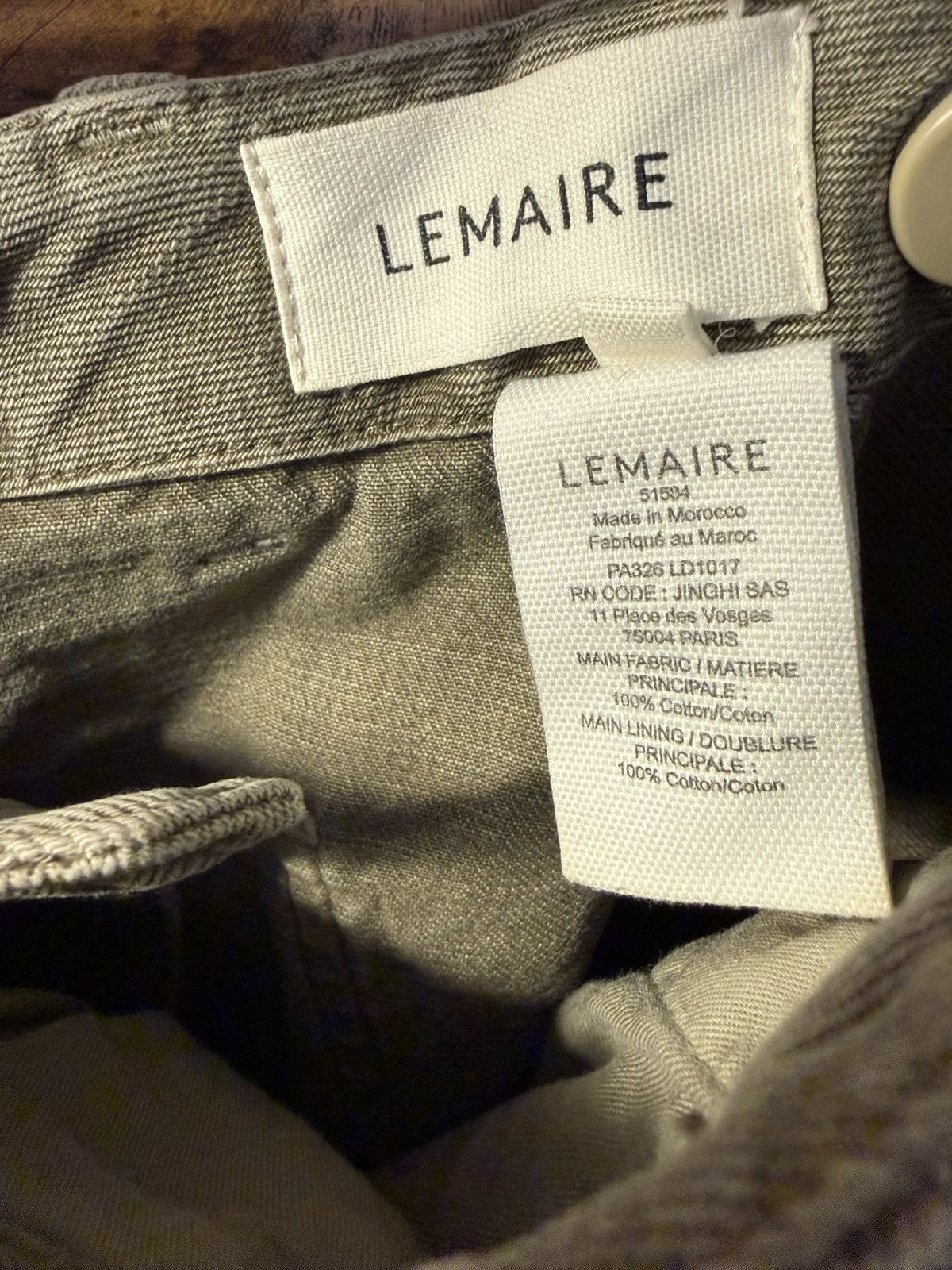 Lemaire Lemaire very rare "snow olive" twisted belted jeans size M Size US 30 / EU 46 - 4 Thumbnail