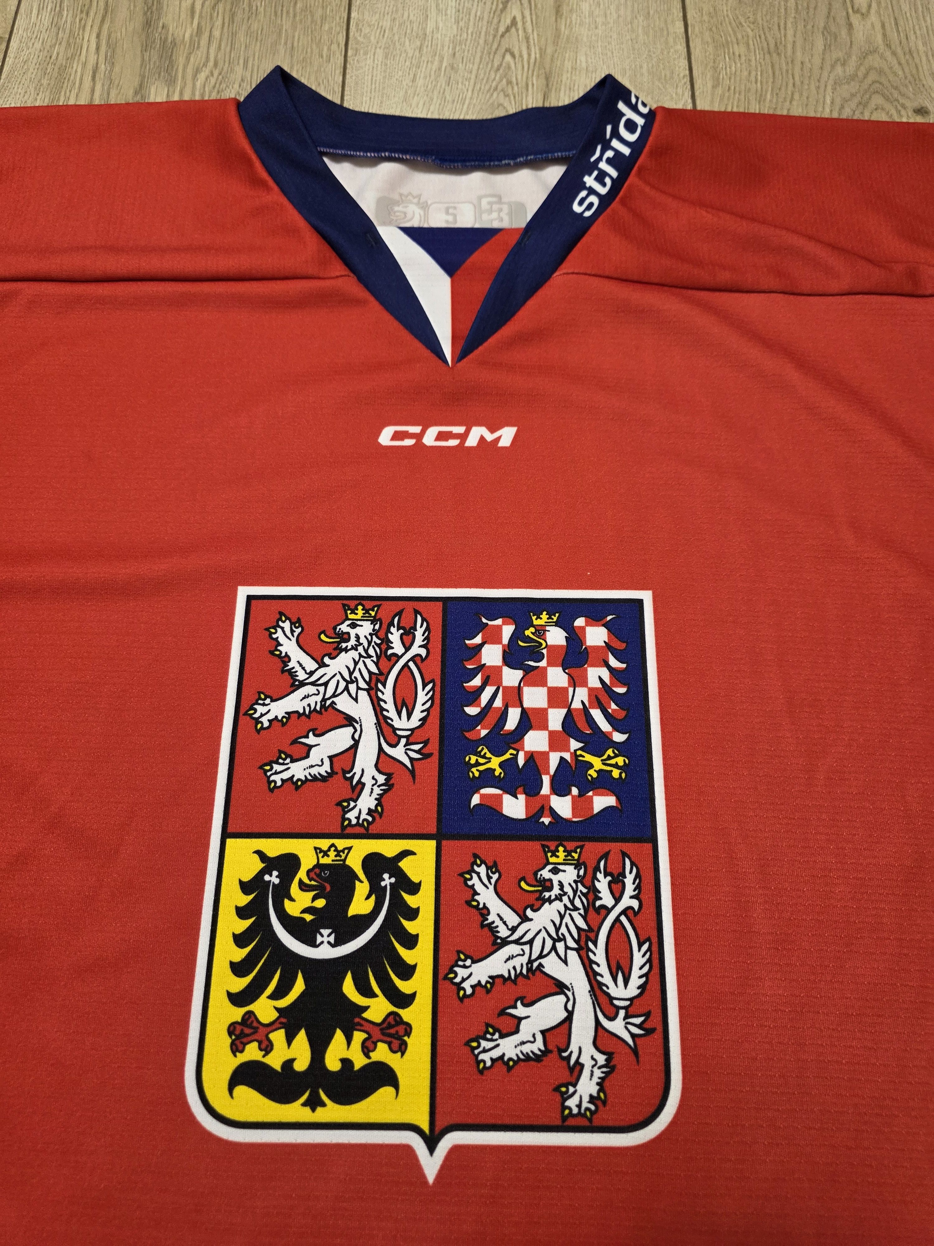 All Sport CZECH REPUBLIC HOCKEY JERSEY CZECHIA HOCKEY SHIRT WOLD CUP Size US S / EU 44-46 / 1 - 3 Thumbnail