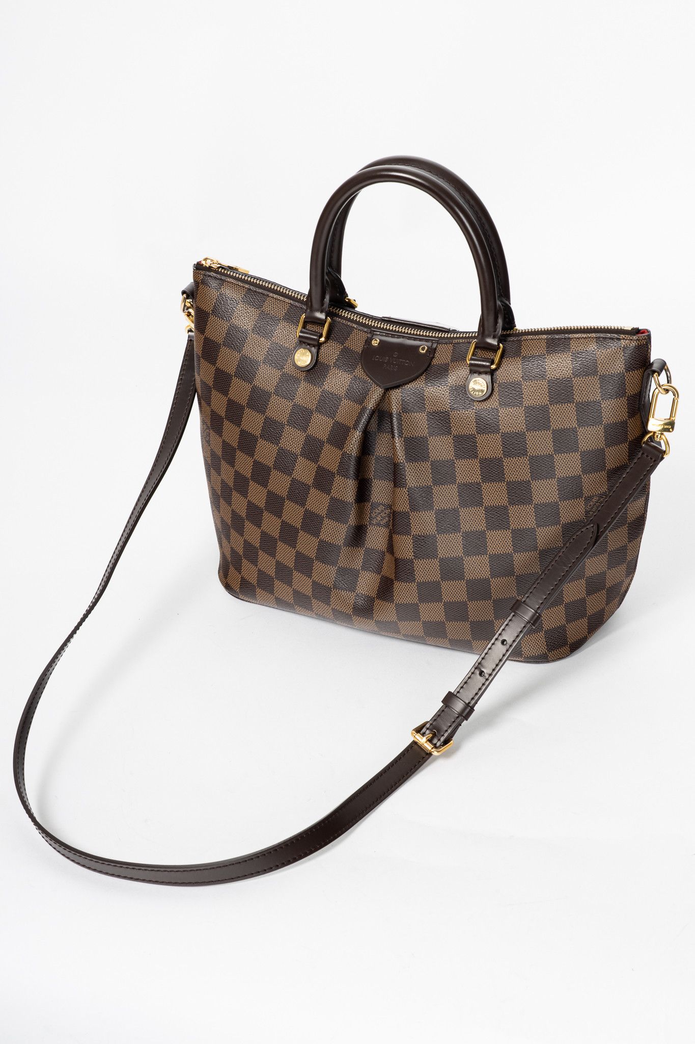 Louis Vuitton Louis Vuitton Siena MM Damier Ebene Canvas Tote Size ONE SIZE - 6 Thumbnail