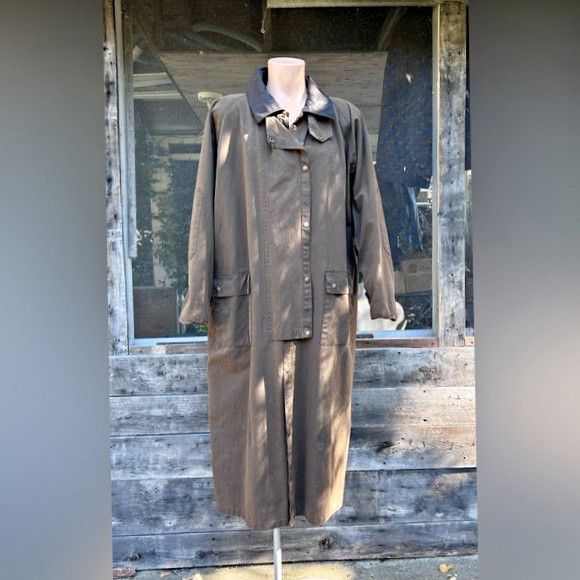 Other Vintage Australian Outback Long Oilskin Drover Duster Coat | Grailed