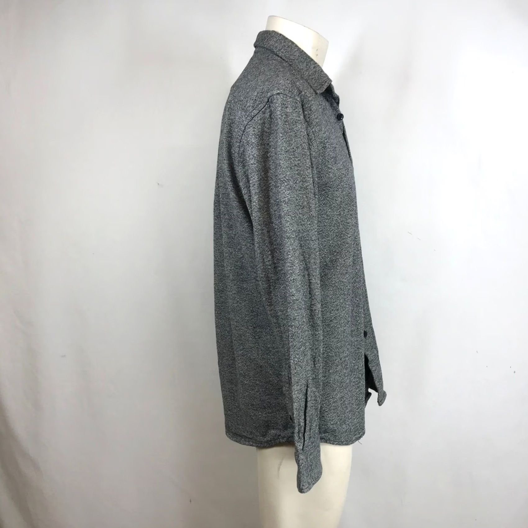 Grayers Grayers Heritage Flannels Button-Down Shirt Mens M Grey Salt and Pepper Cotton Button-Up Shirt Size US M / EU 48-50 / 2 - 4 Thumbnail