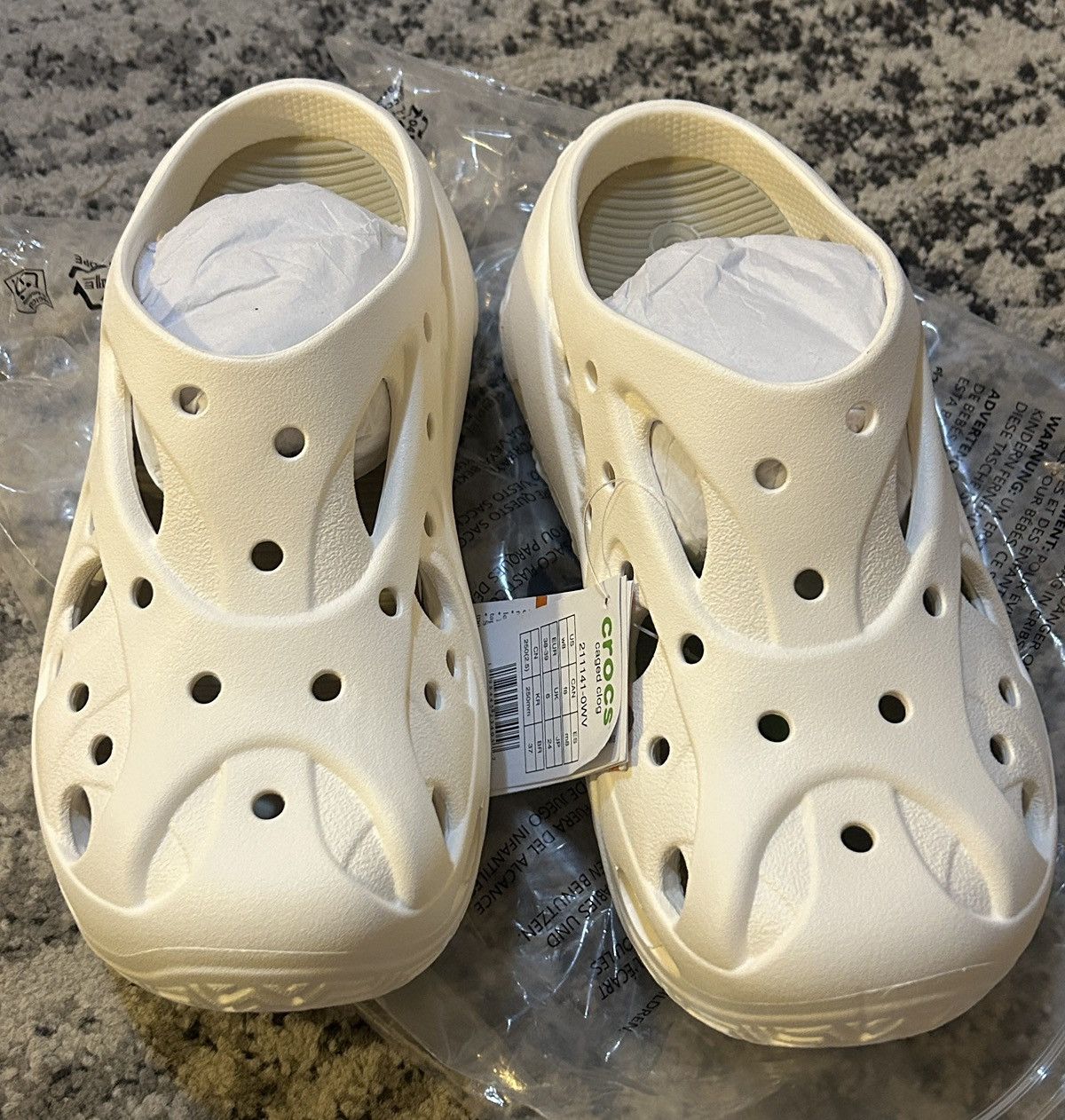 Crocs Crocs Caged Clog Chalk Women size 8 Size US 8 / IT 38 - 4 Thumbnail