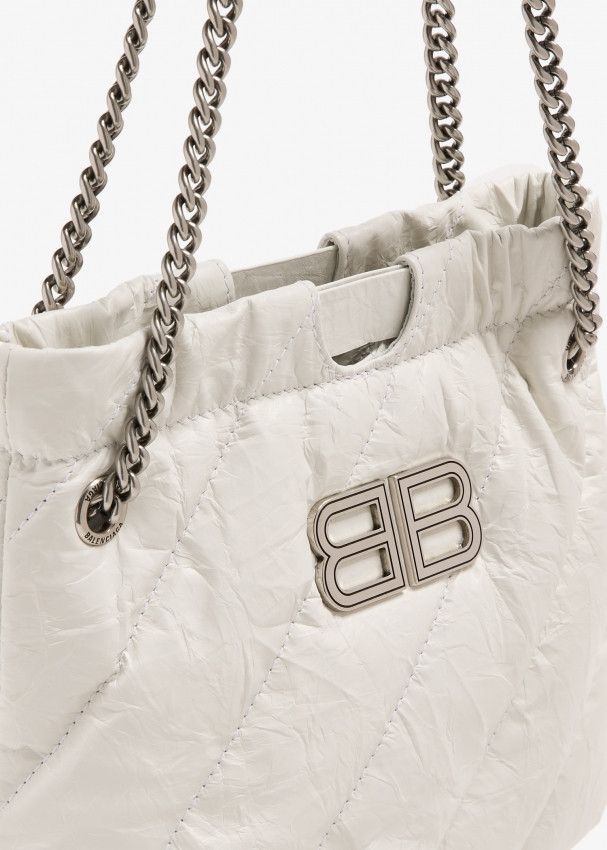 Balenciaga o1bcso1str0325 Size: OS / Crush XS Tote Bag Quilted Size ONE SIZE - 2 Thumbnail