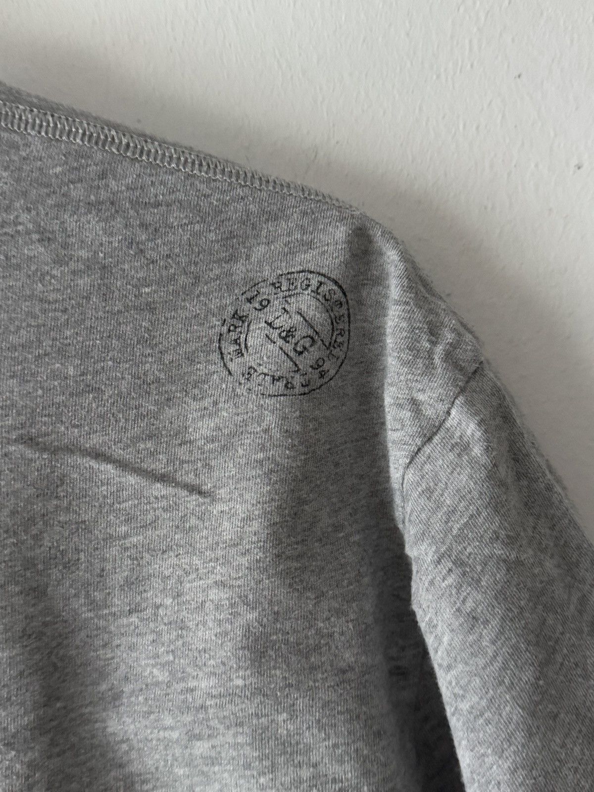 Dolce & Gabbana 🔥🔥 Dolce & Gabbana Grey Cotton T-Shirt Size US L / EU 52-54 / 3 - 4 Thumbnail