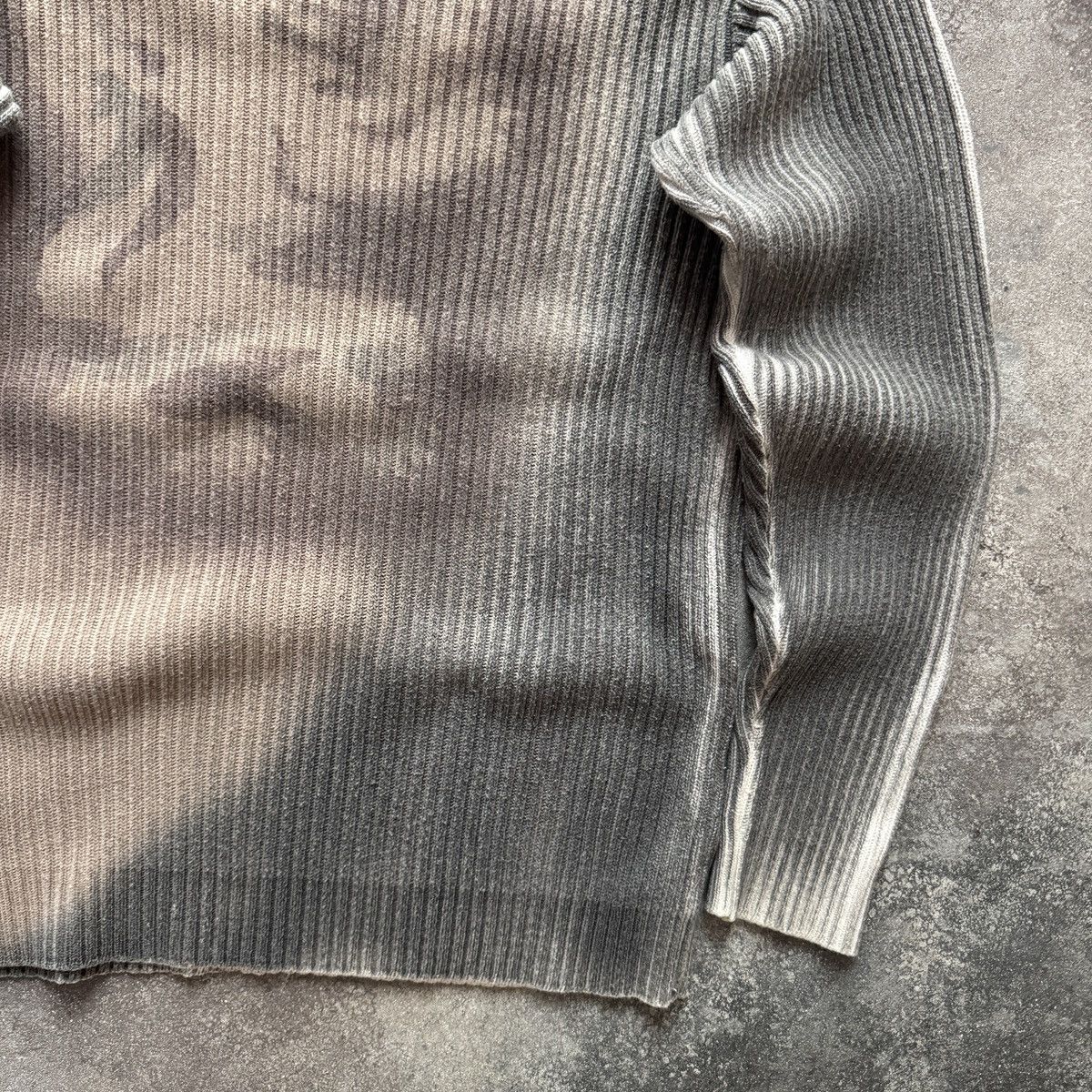 Hysteric Glamour Diesel Style Y2K Avant Garde Ribbed Knit Sweater Size US L / EU 52-54 / 3 - 7 Thumbnail
