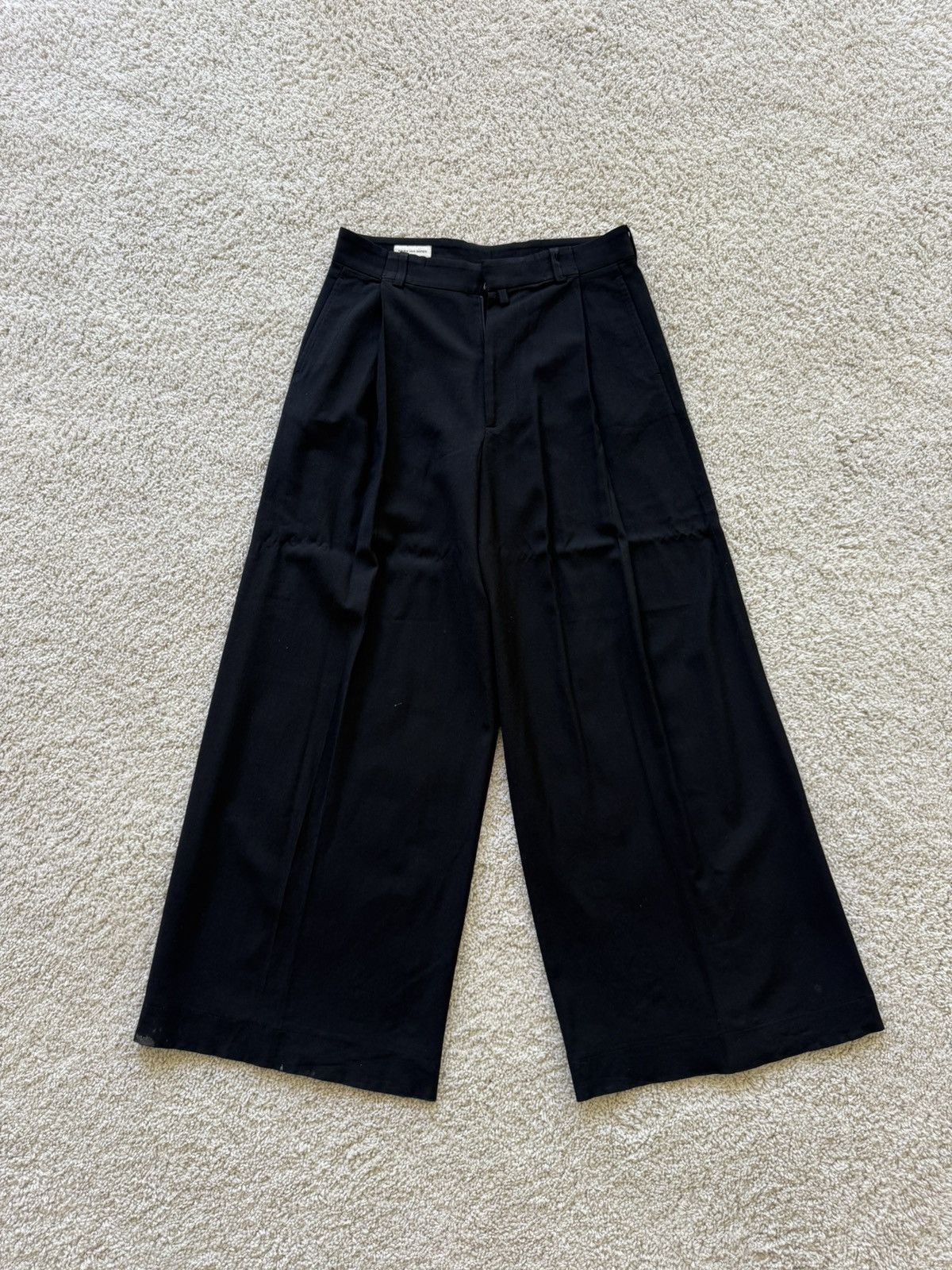 Dries Van Notten wide leg pleaded pant