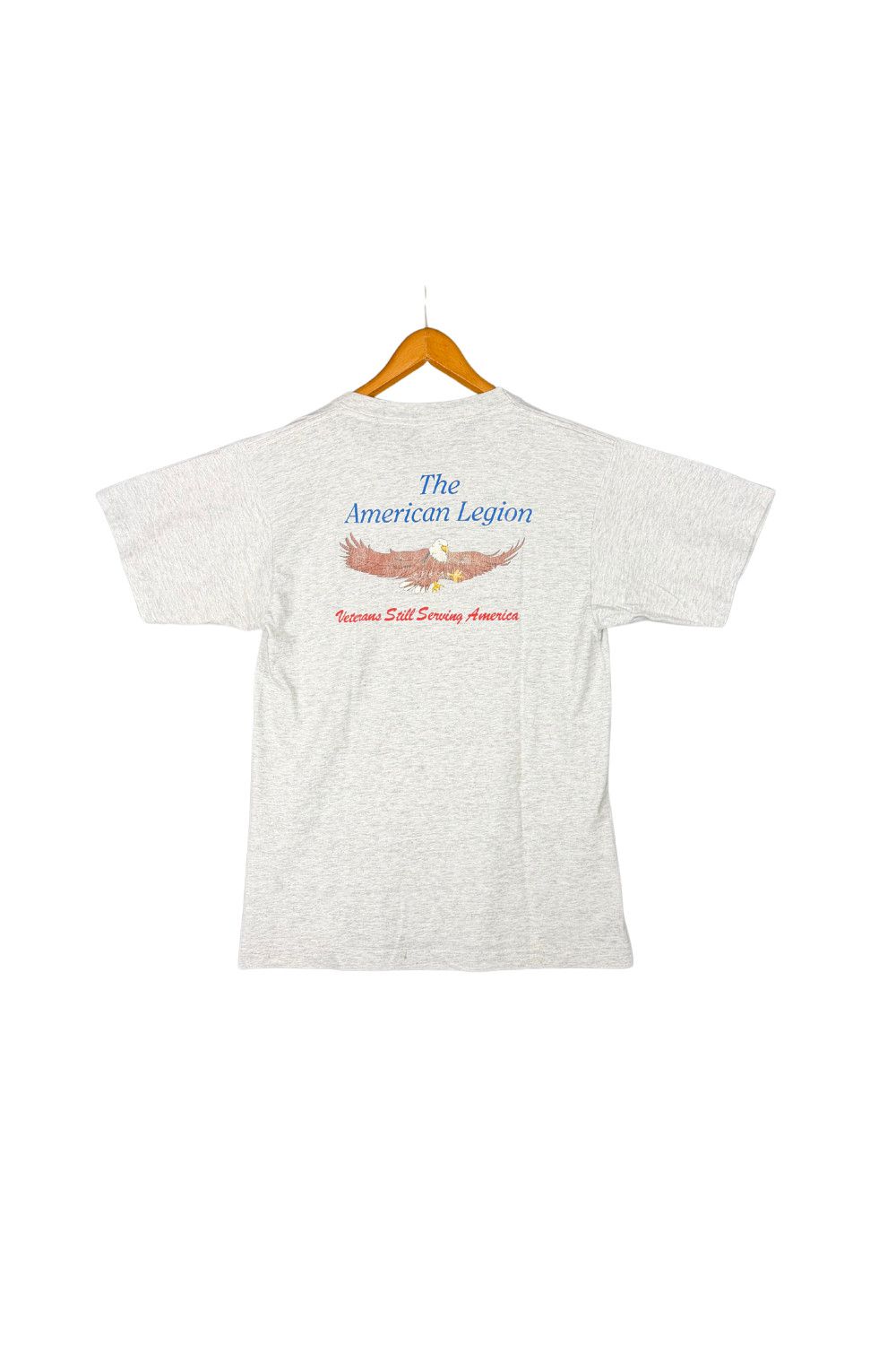 Vintage Vintage 90s American Legion Eagle Graphic Pocket Tee USA Size US M / EU 48-50 / 2 - 1 Thumbnail