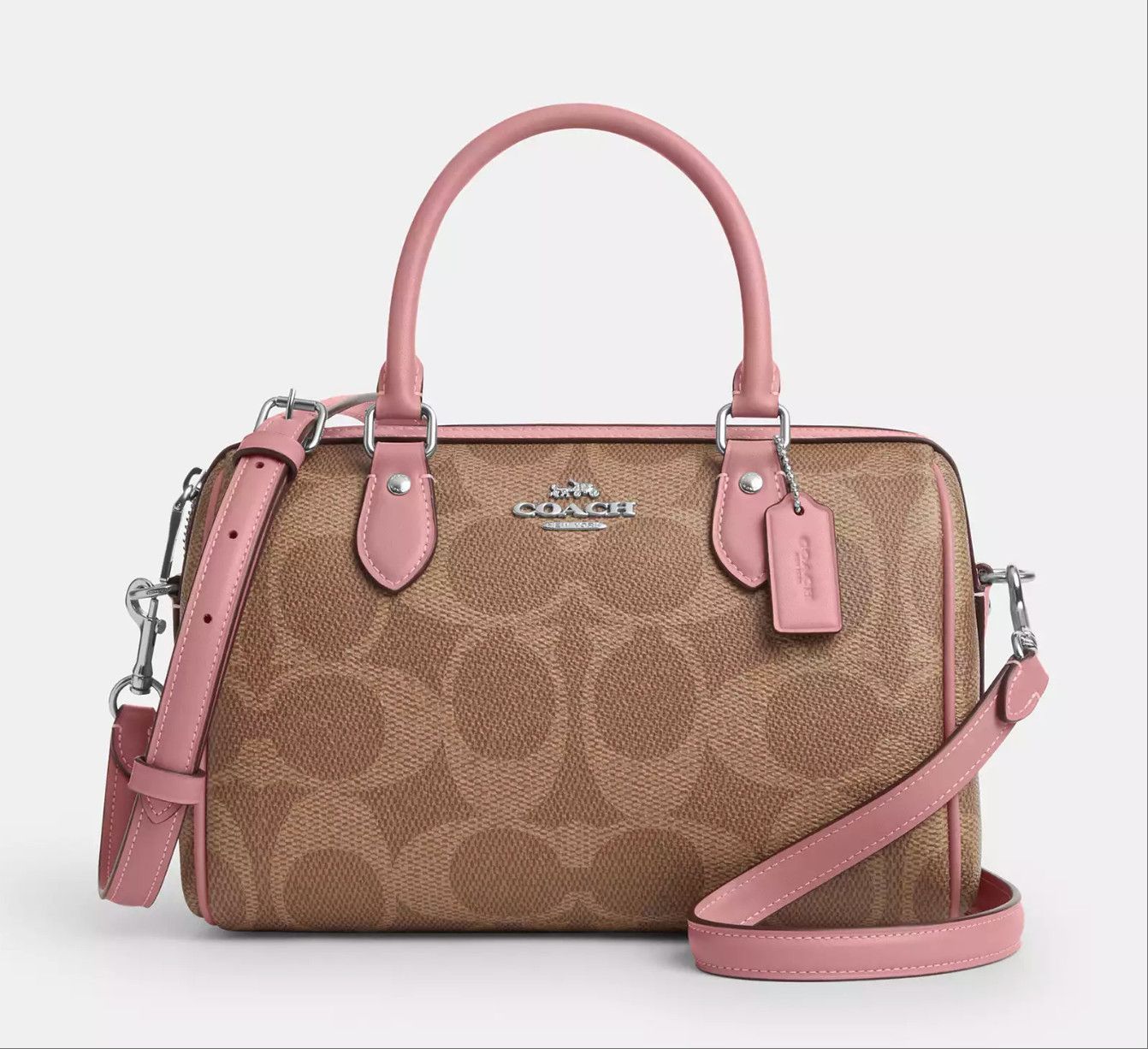 Rowan Satchel Bag In Maxi Signature Canvas CCD76