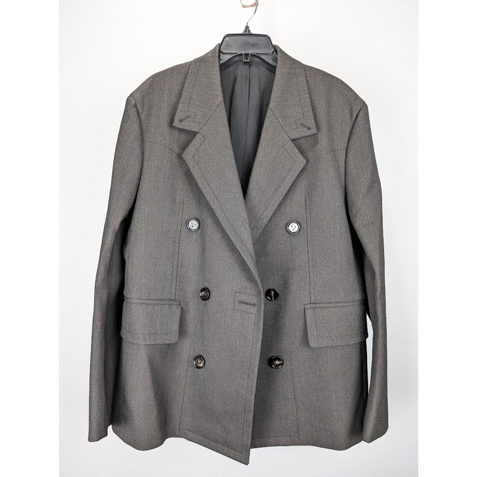 Bottega Veneta o1rshd1 Technical Wool Jacket in Brown/Grey/Black Size US L / EU 52-54 / 3 - 10 Thumbnail