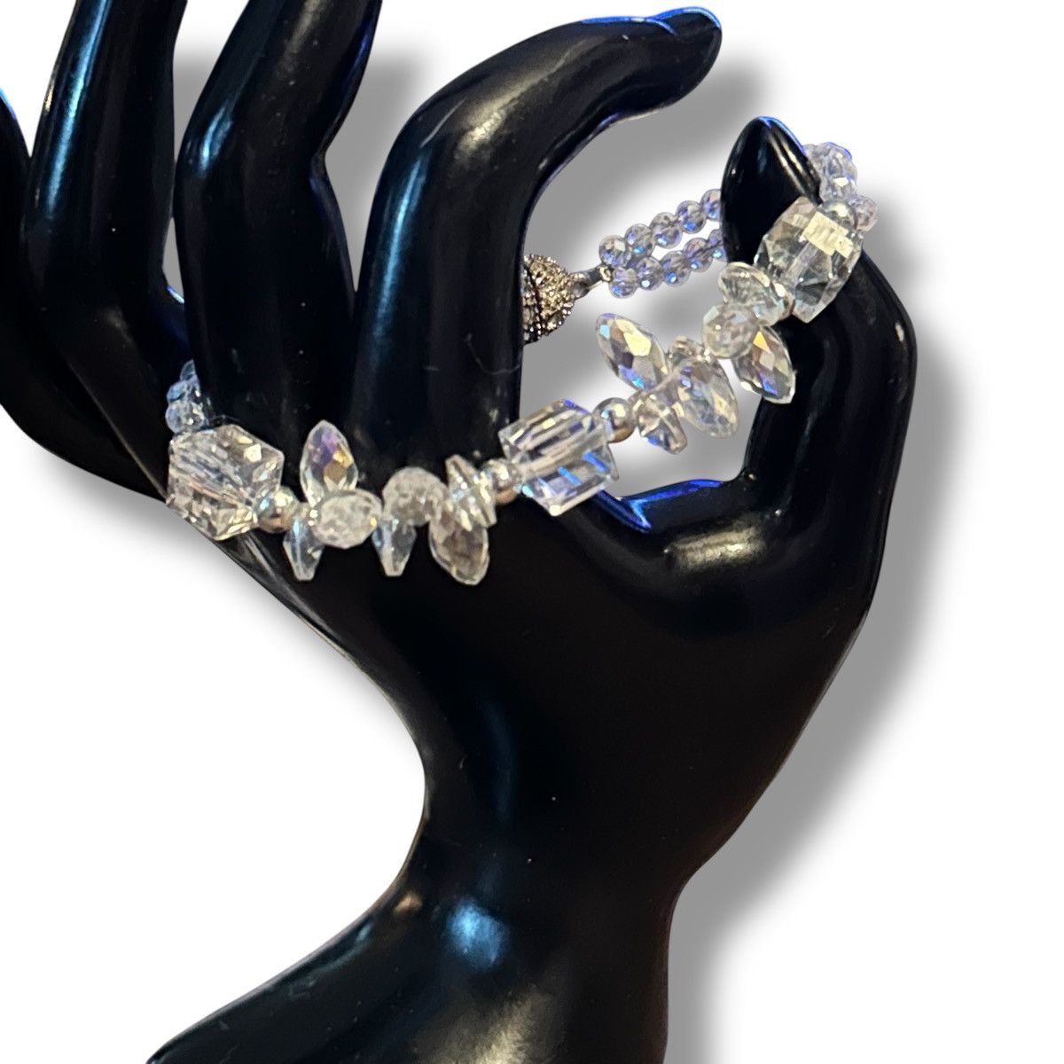 Vintage Vintage clear crystal bracelet Size ONE SIZE - 2 Thumbnail