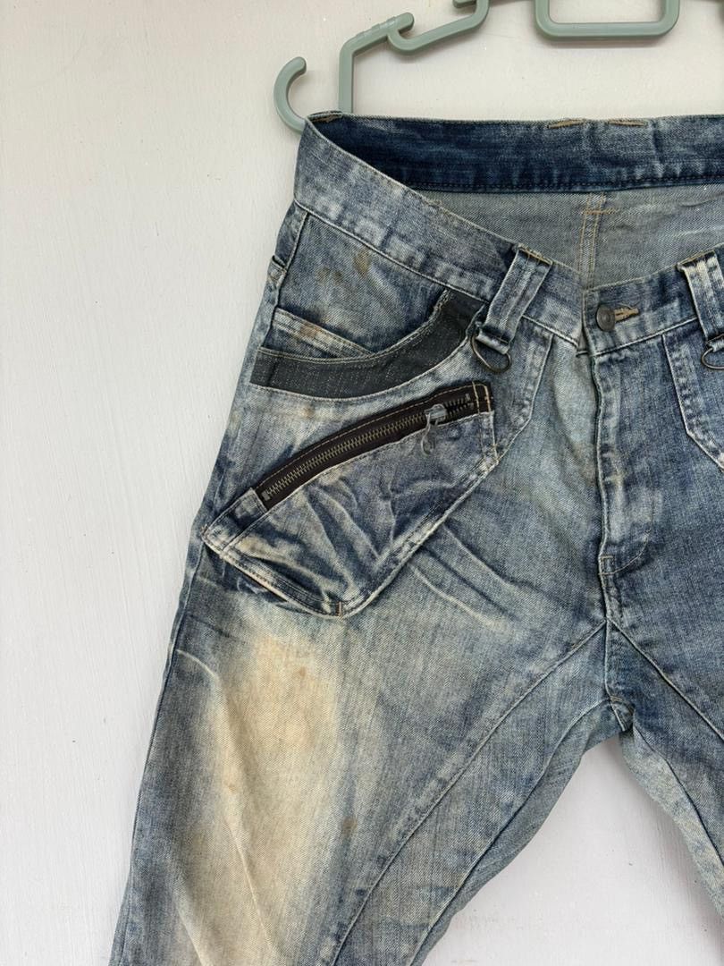 PPFM VTG PPFM Denim Pant Curve Design Rare Design Size US 34 / EU 50 - 4 Thumbnail