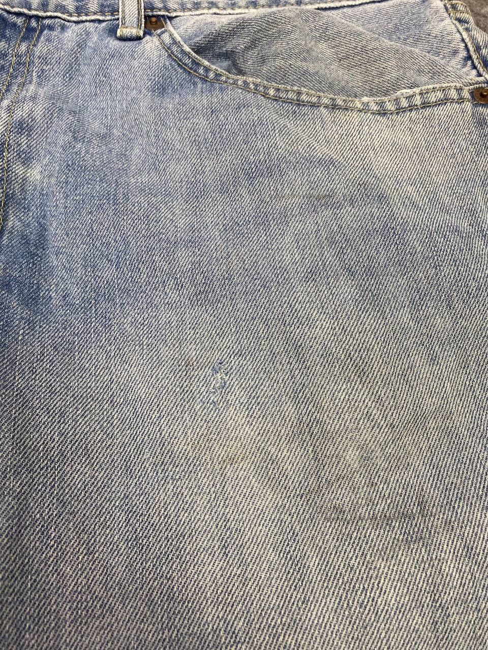 Levi's levis 505 relaxed fit distressed denim nice design Size US 39 - 11 Thumbnail