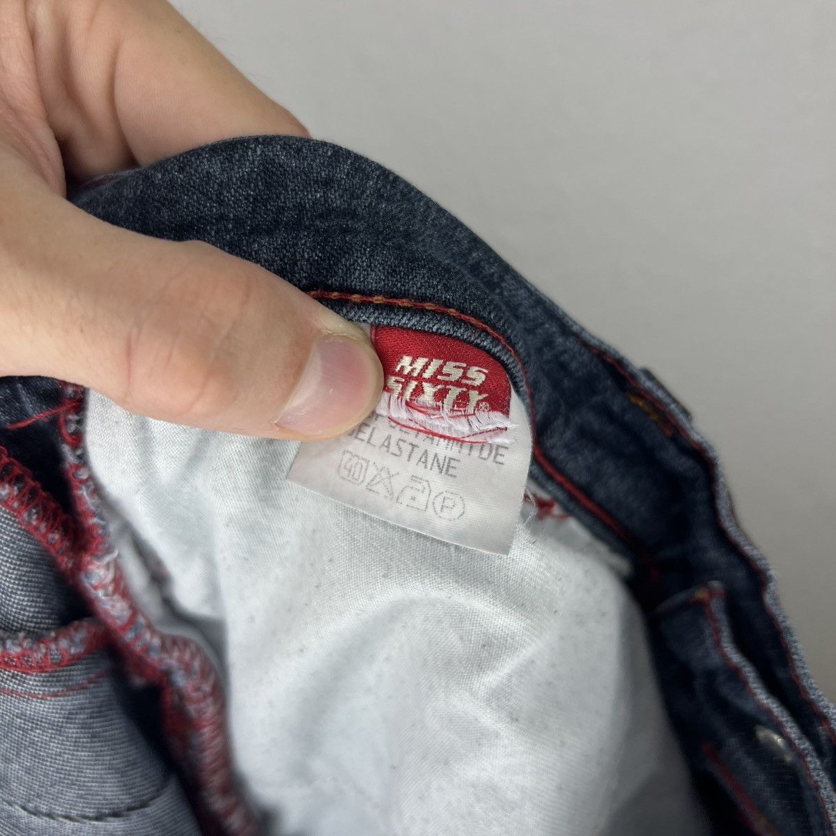 Miss Sixty Vintage Miss Sixty Jeans Denim Pants Bootcut Flared Navy Size 27" / US 4 / IT 40 - 10 Thumbnail