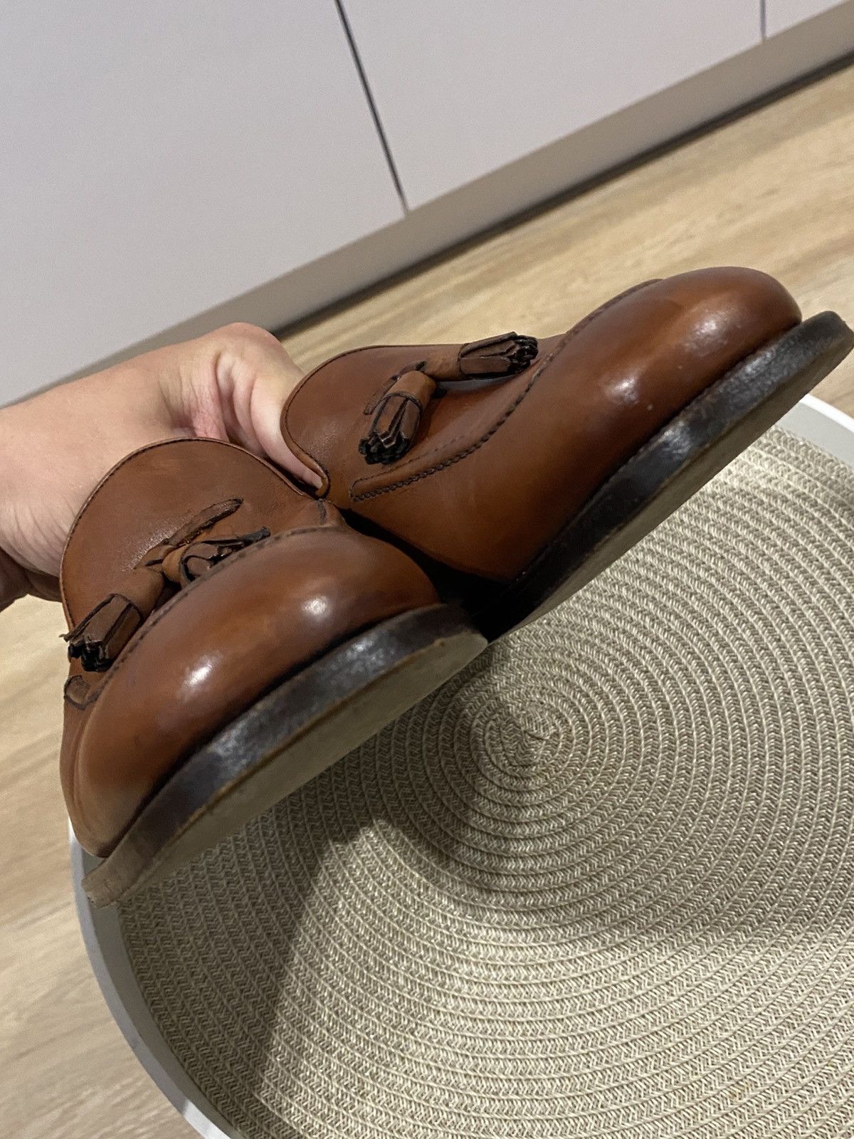 Other Addison Loafers Artisan Shoes Made in Italy Lav Blak Size 45 Size US 12 / EU 45 - 11 Thumbnail