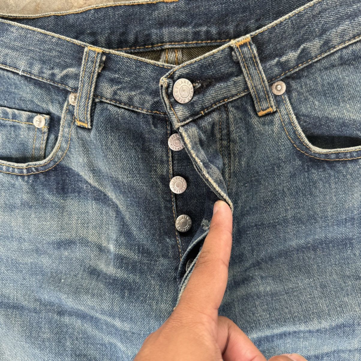 Helmut Lang Vintage Helmut Lang Relaxed Cut Dark Denim Size US 27 - 7 Thumbnail