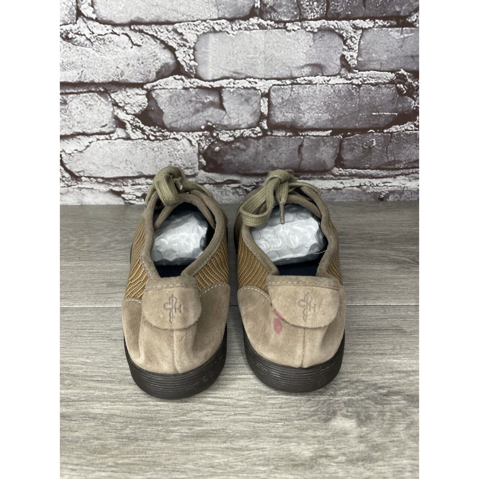 Cole Haan Cole Haan Taupe Suede Leather Lace Up Comfort Casual Shoes W Size US 6 / IT 36 - 20 Thumbnail