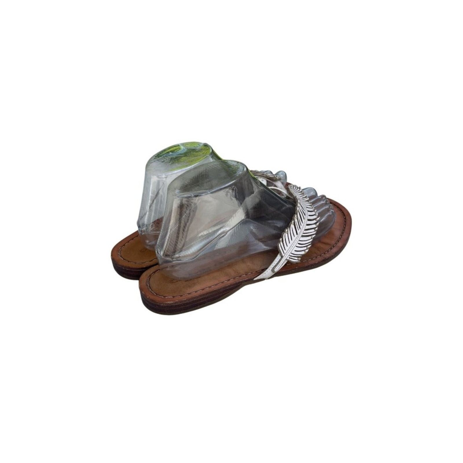 Coach Coach Womens Size 8.5B Leather Thong Sandals Size US 8.5 / IT 38.5 - 4 Thumbnail