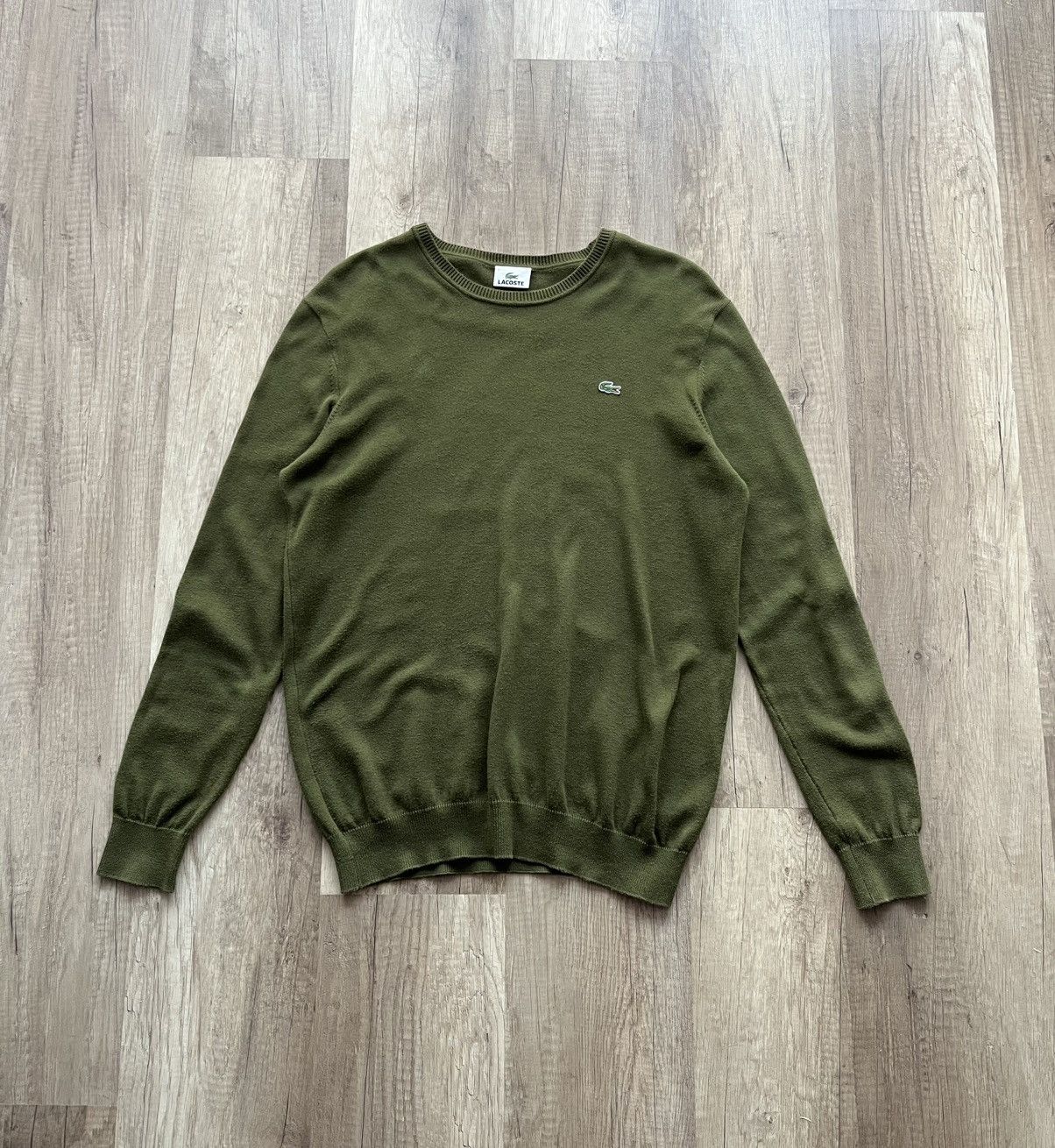 Lacoste × Vintage Lacoste Sweater, 100% Cotton, Original Size US L / EU 52-54 / 3 - 1 Thumbnail
