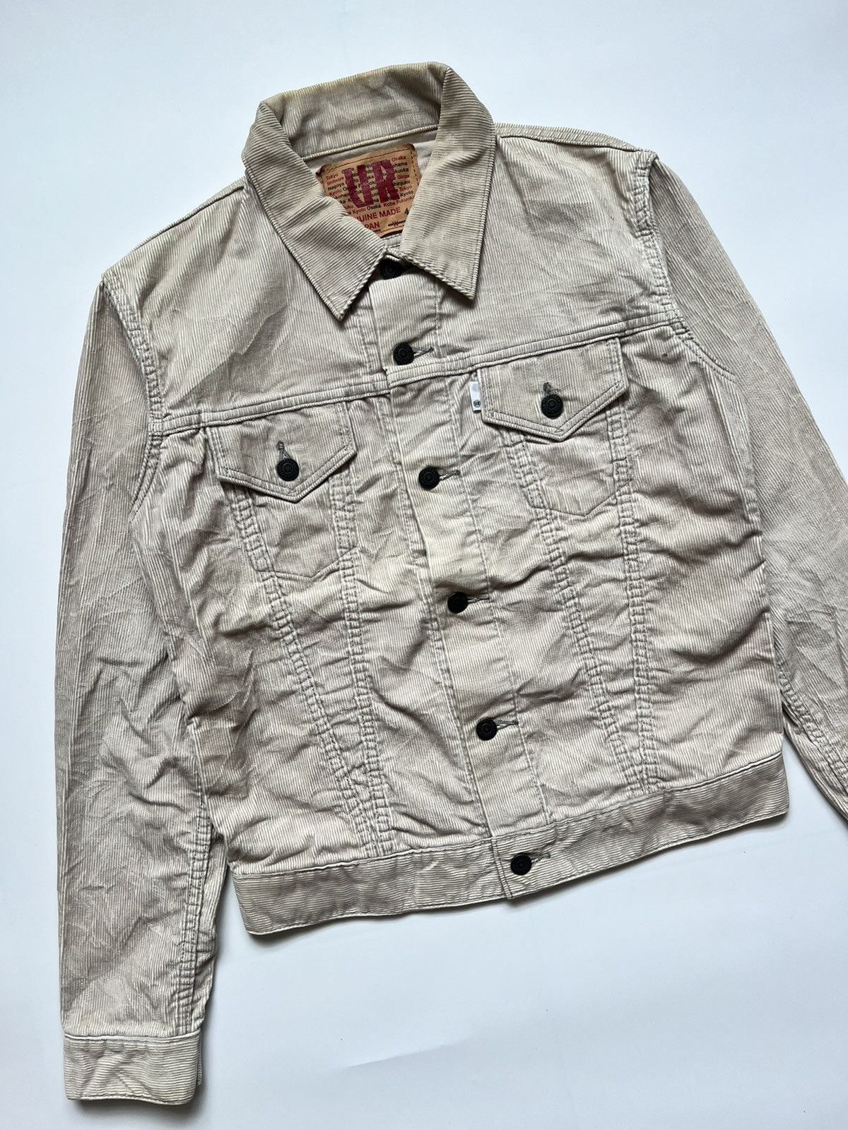 URBAN RESEARCH DOORS Urban Research Japanese Brand Corduroi Trucker Jacket Size US S / EU 44-46 / 1 - 2 Thumbnail