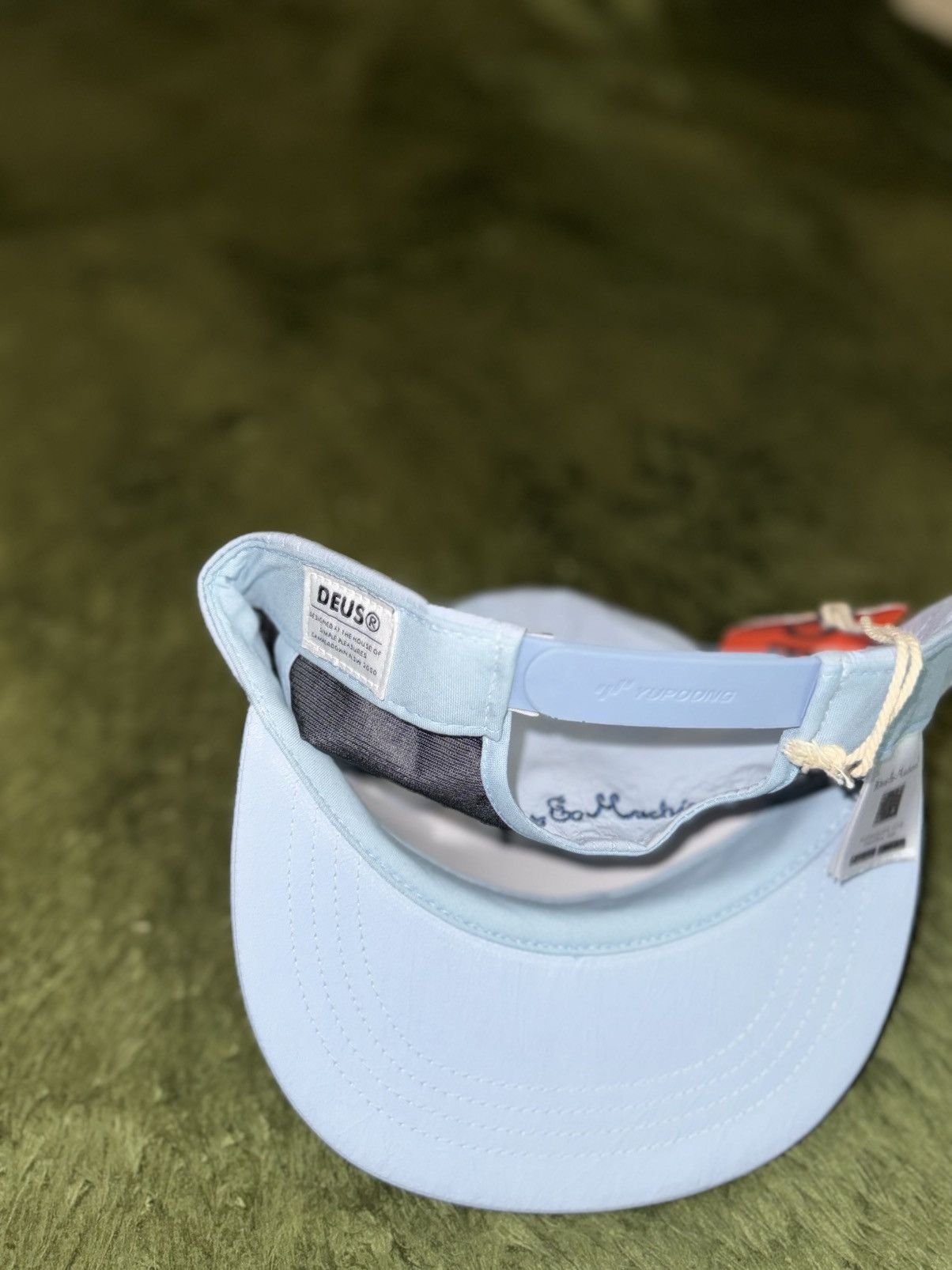 Deus Ex Machina Deus Ex Machina Board & Cycle Embroidered Logo Cap Blue Size ONE SIZE - 5 Thumbnail