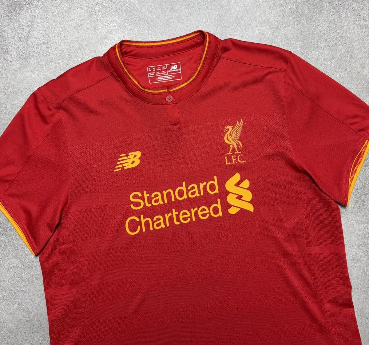 New Balance Liverpool 2016 2017 Home Shirt Soccer Jersey New Balance Size XL / US 12-14 / IT 48-50 - 3 Thumbnail