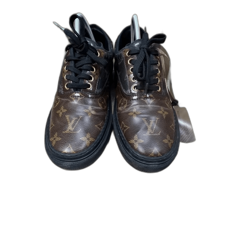 Louis Vuitton Black Brown Sneakers Size 41