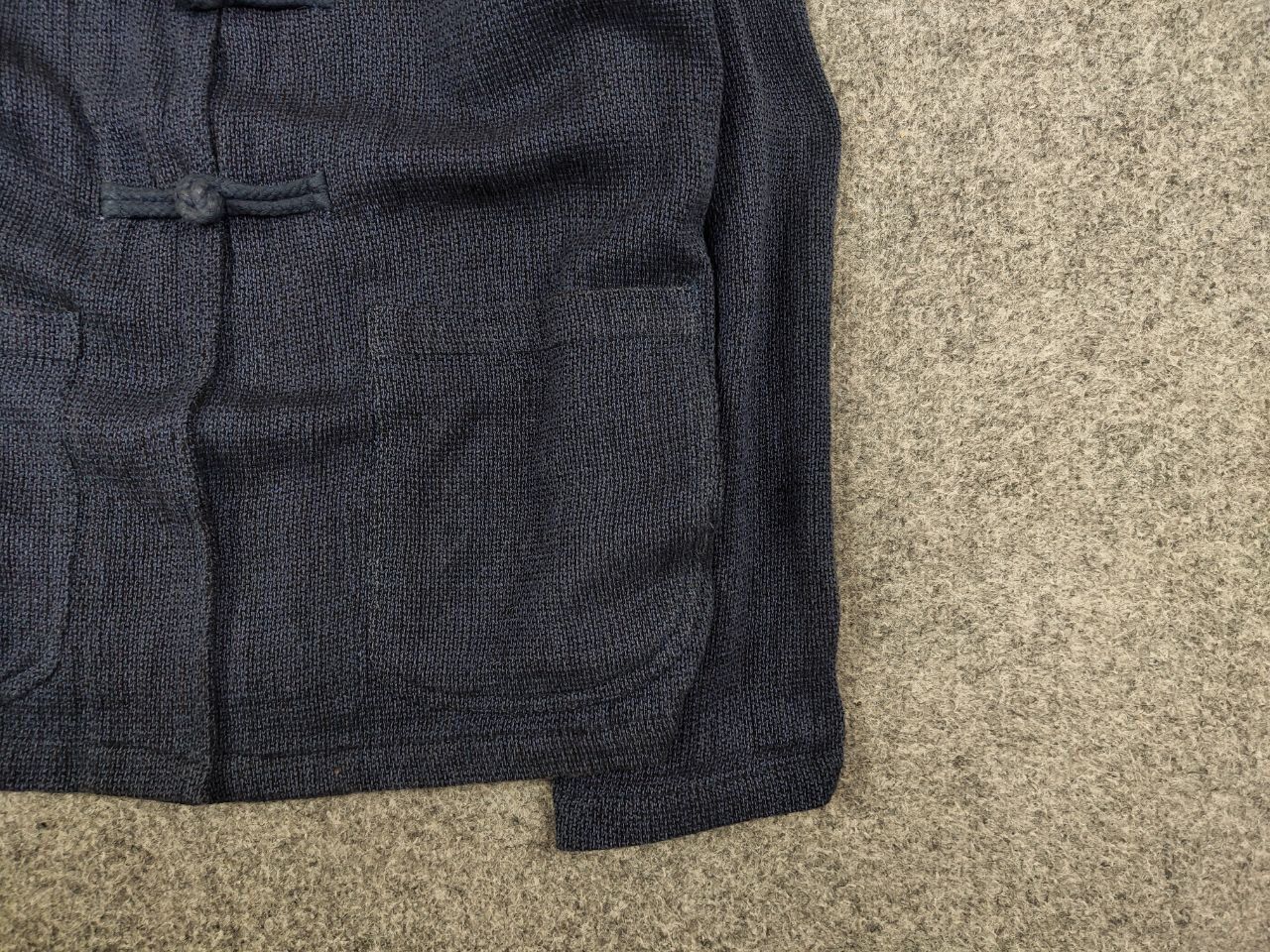 Japanese Brand Vintage 90's japanese Blue Cotton Pocket overshirt Jacket Size US M / EU 48-50 / 2 - 10 Thumbnail