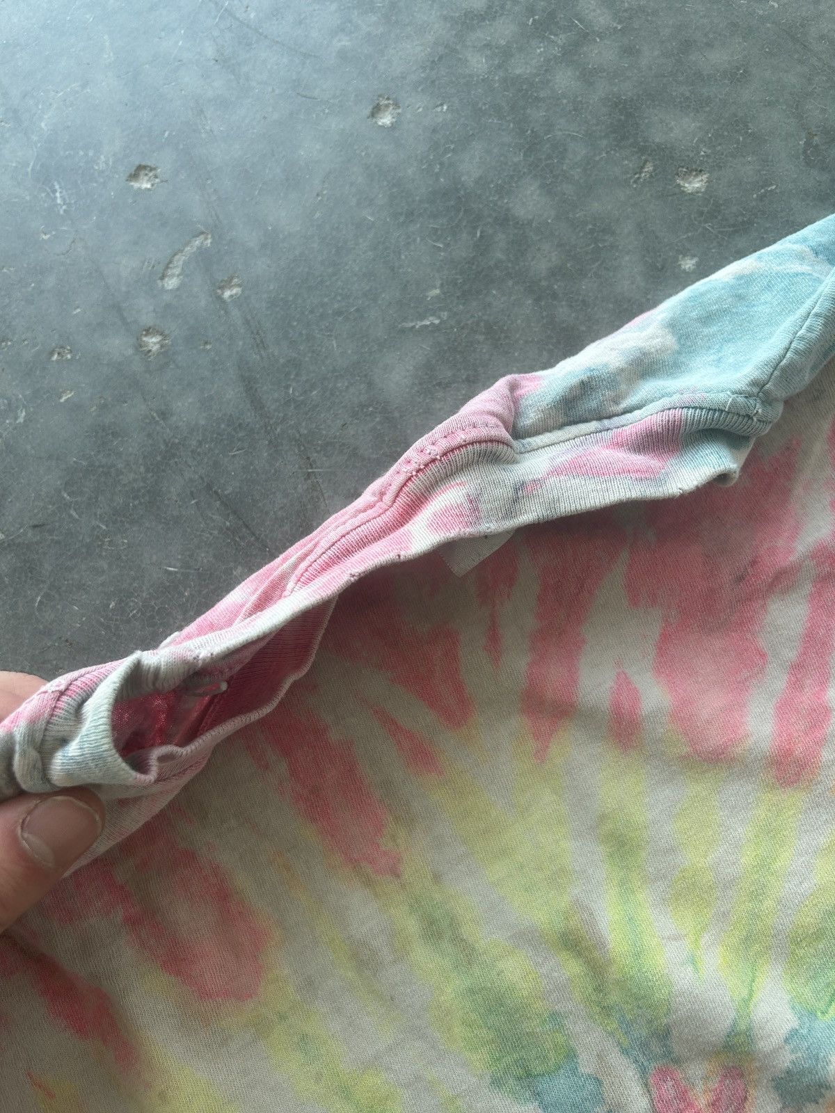 Hanes × Vintage Vintage 80s Hanes Tie Dye Tee Boxy Fit Size US L / EU 52-54 / 3 - 4 Thumbnail