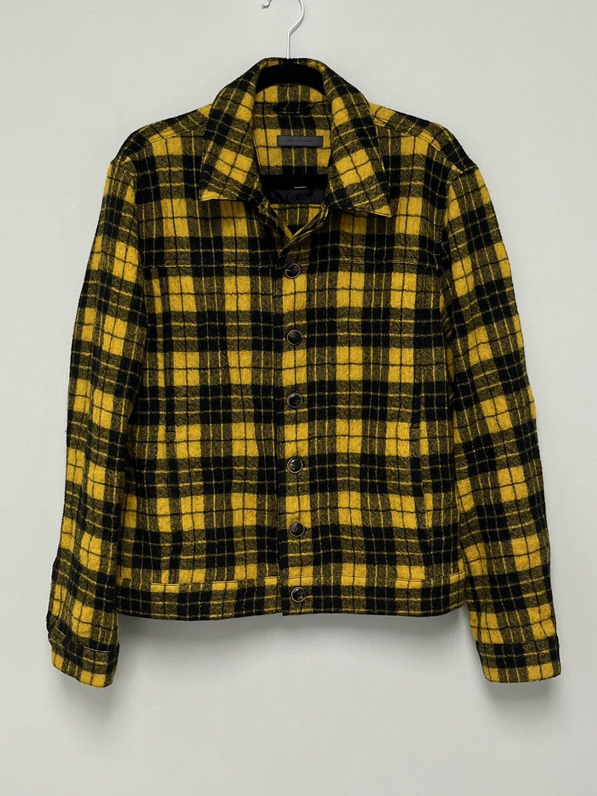 John Varvatos Searcy Plaid Blouson Wool Jacket. 50 Size US M / EU 48-50 / 2 - 11 Thumbnail