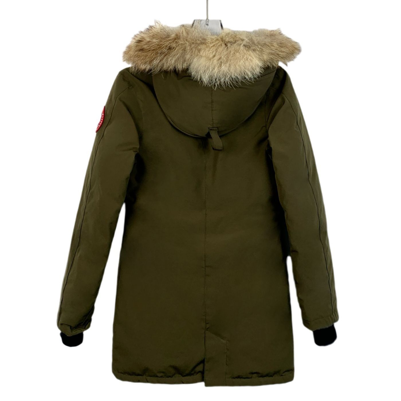 Canada Goose [Canada Goose] Military Green Logo Patch Hooded Parka 2XS Size US XXS / EU 40 - 8 Thumbnail