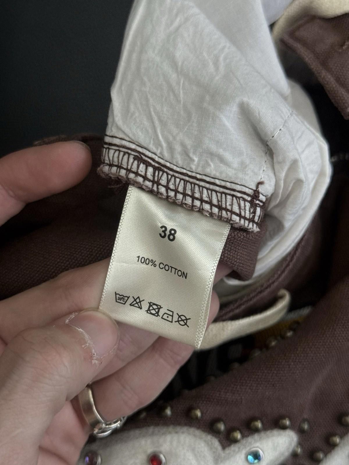 Vale Valley Brown Denim Patchwork Shorts Size 38 (Brand New) Size US 38 / EU 54 - 7 Thumbnail
