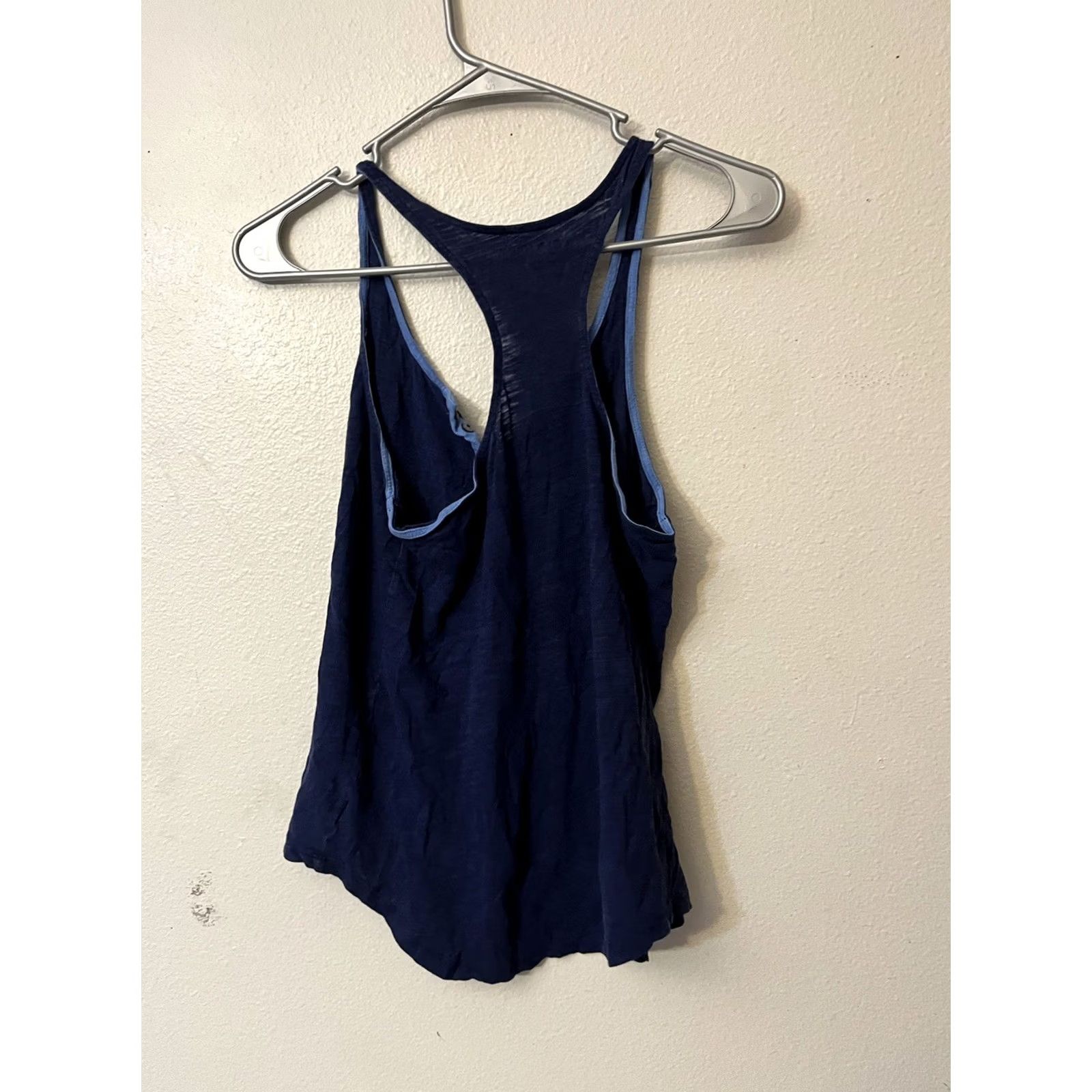 Old Navy Old Navy Tank Top Blue Cotton Round Neck Tank Women S Small Slim Shirt Size S / US 4 / IT 40 - 2 Thumbnail