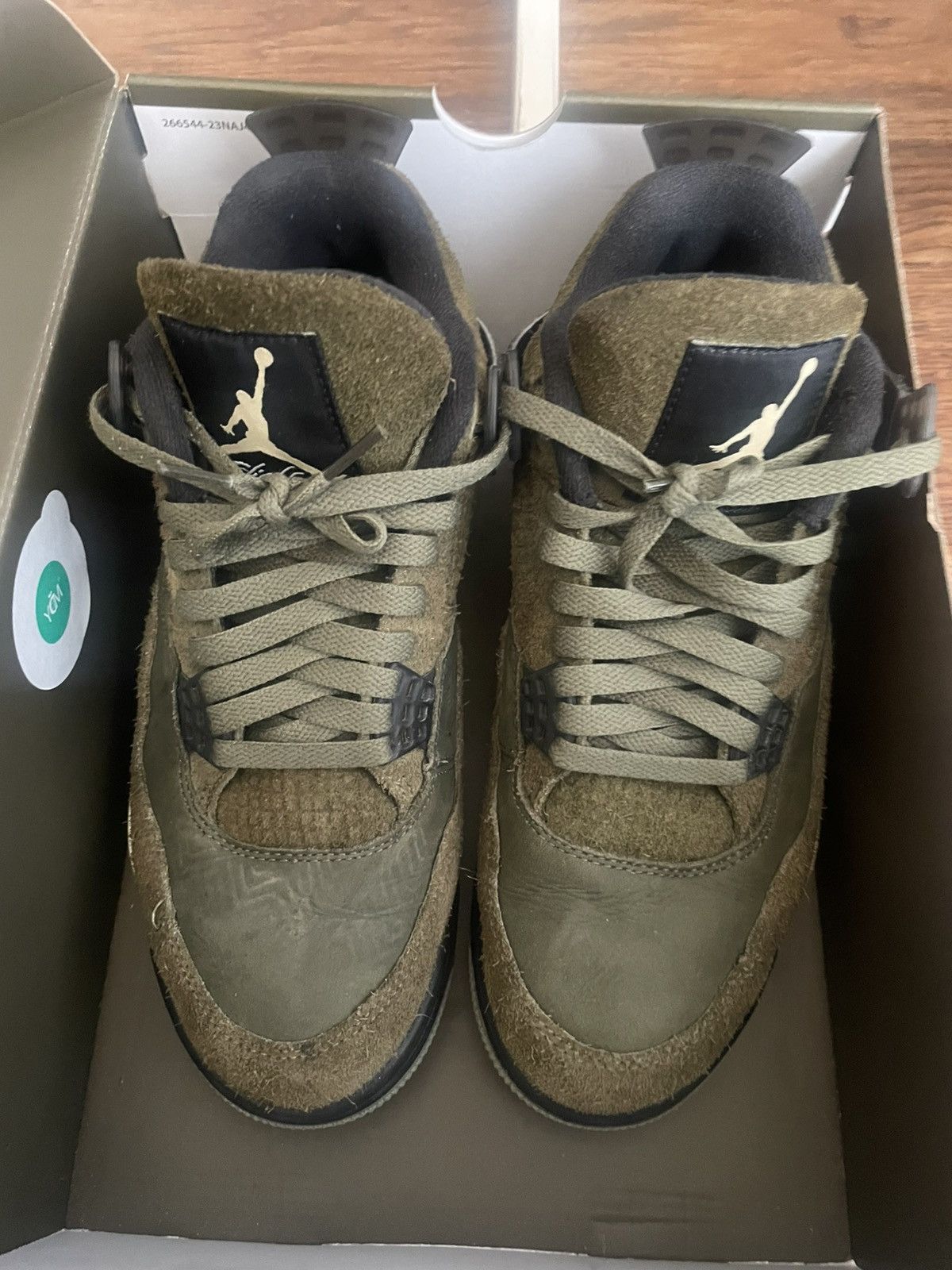 Jordan Brand Jordan 4 olive size 9 Size US 9 / EU 42 - 5 Thumbnail