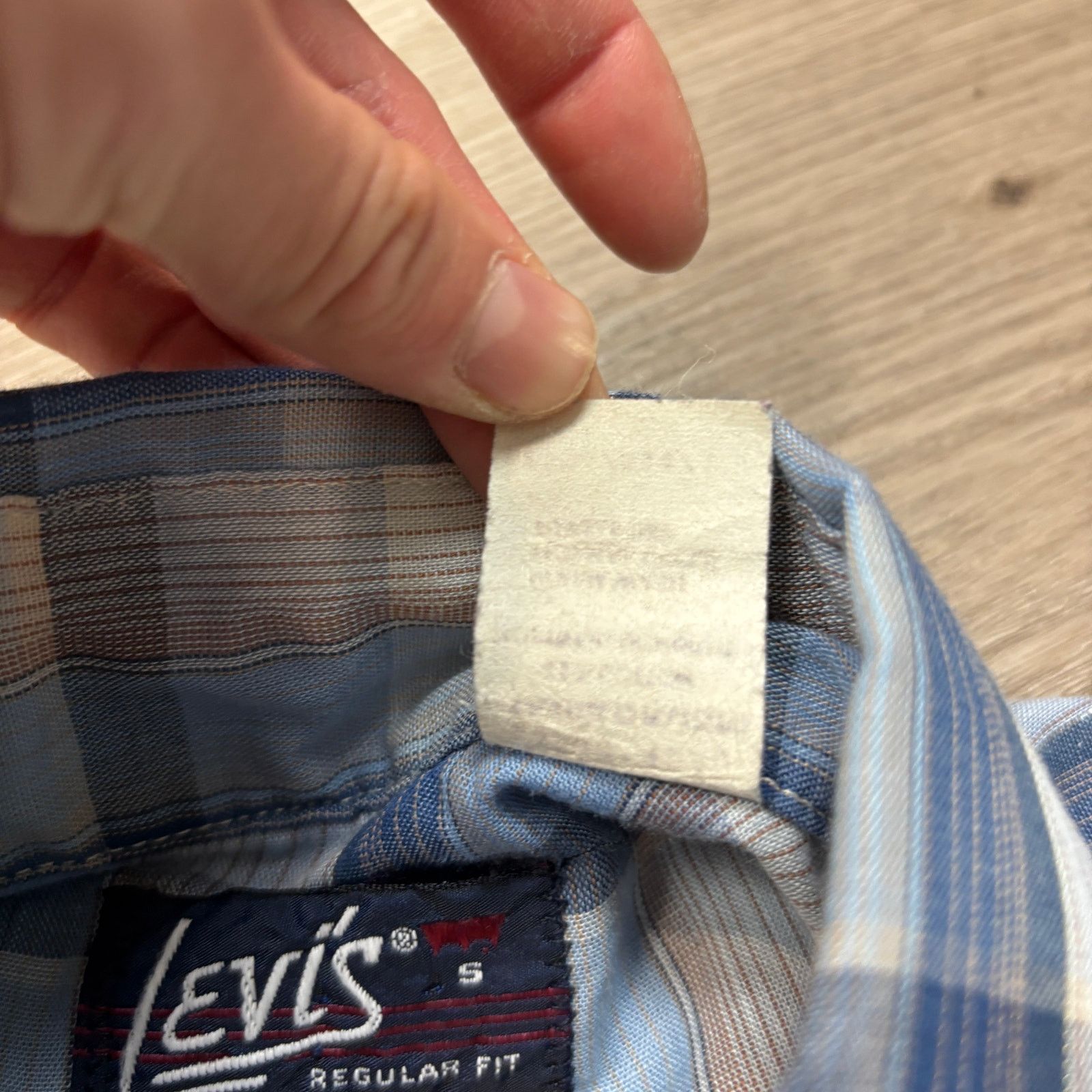 Levi's × Vintage VTG 70s Levi's Pearl Snap Plaid Button Up Shirt Small Size US S / EU 44-46 / 1 - 9 Thumbnail