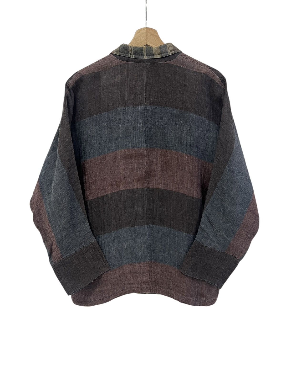 Issey Miyake 1980s Issey Miyake Reversible Double Breasted Jacket Size US L / EU 52-54 / 3 - 2 Thumbnail