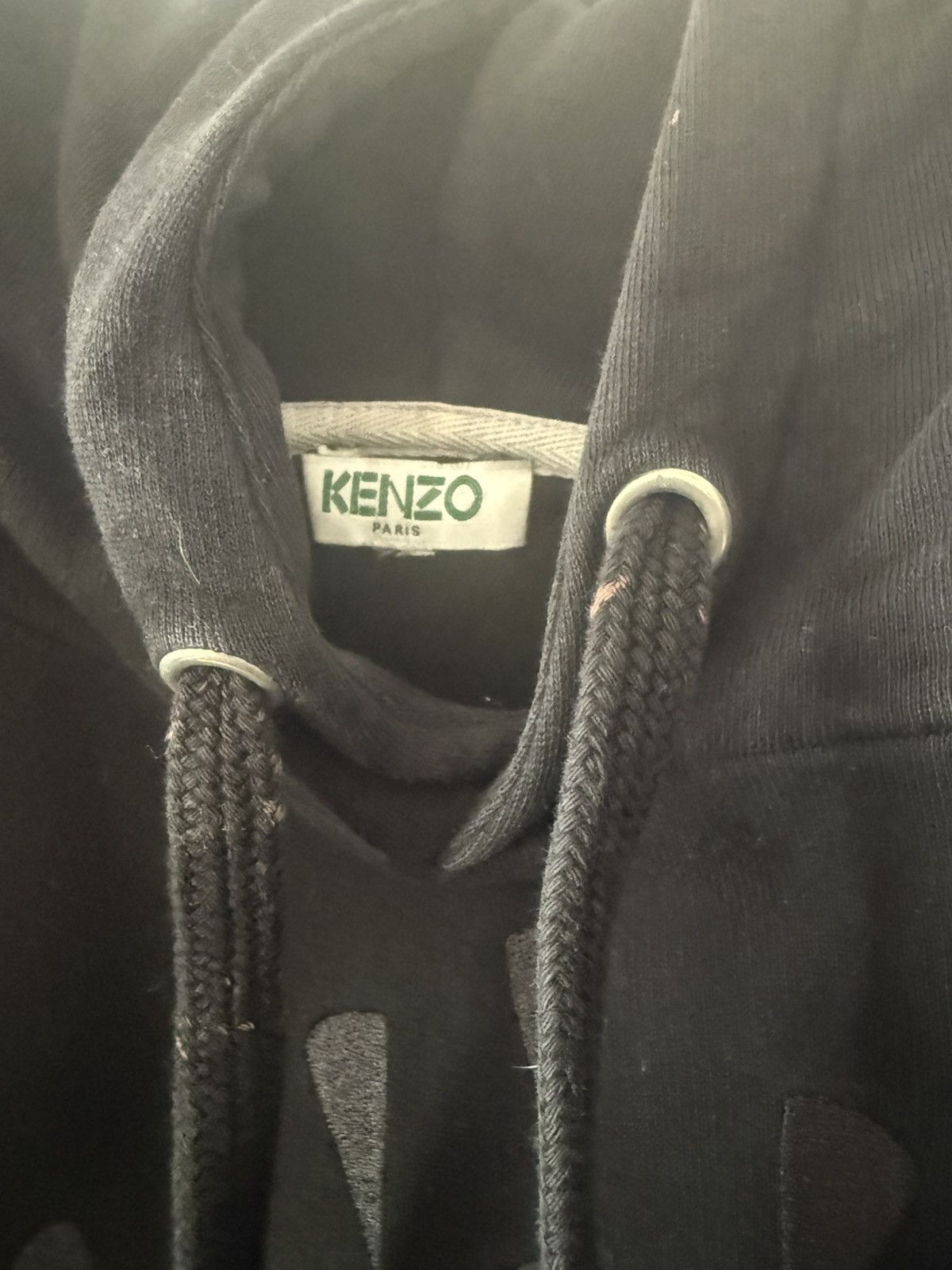 Kenzo Kenzo Eyes Logo Embroidered Black Hoodie Size US S / EU 44-46 / 1 - 3 Thumbnail