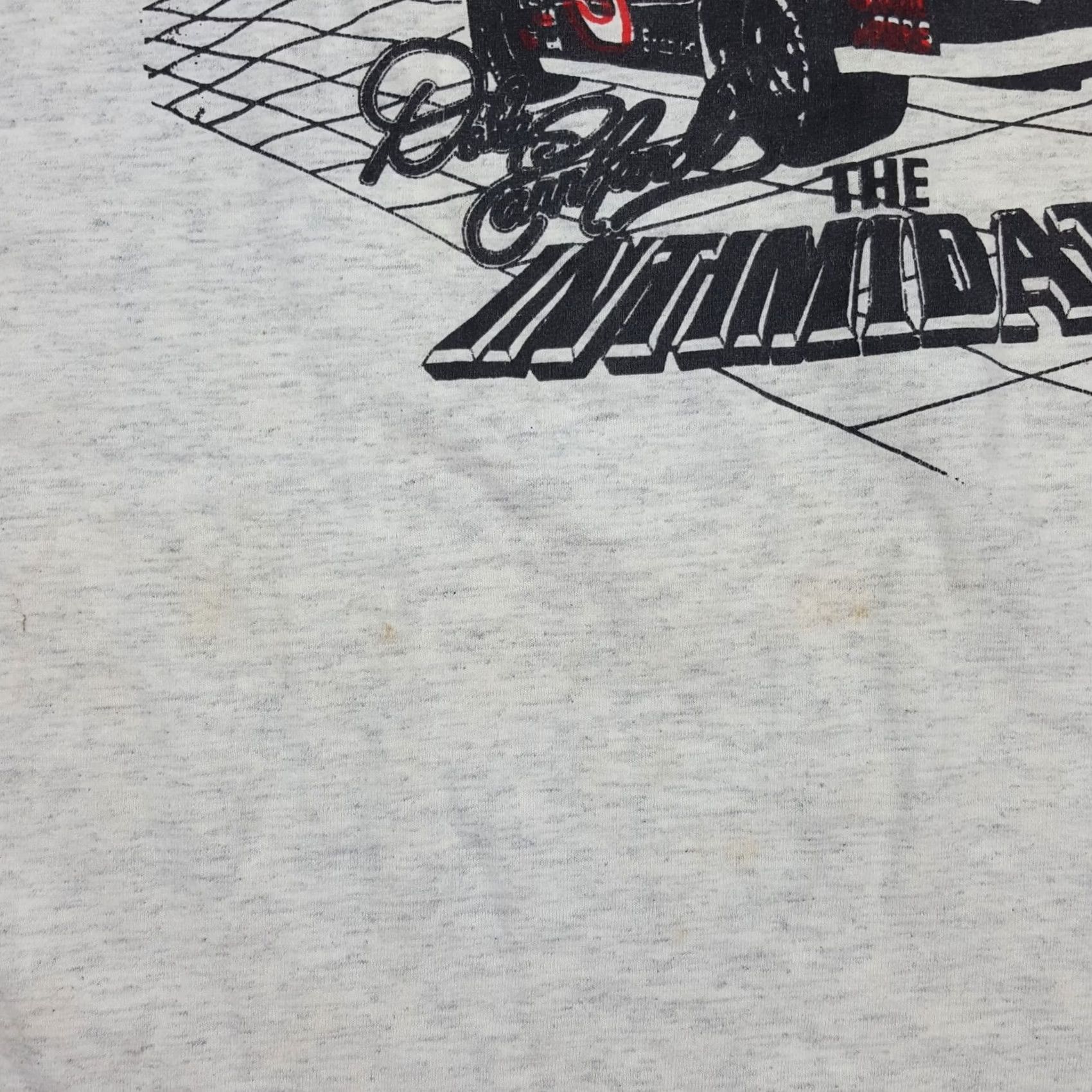 Fruit Of The Loom VINTAGE Dale Earnhardt NASCAR T-Shirt Gray 90s Short Sleeve XL Mens United States Graphic Print Racing Shirt Size US XL / EU 56 / 4 - 6 Thumbnail