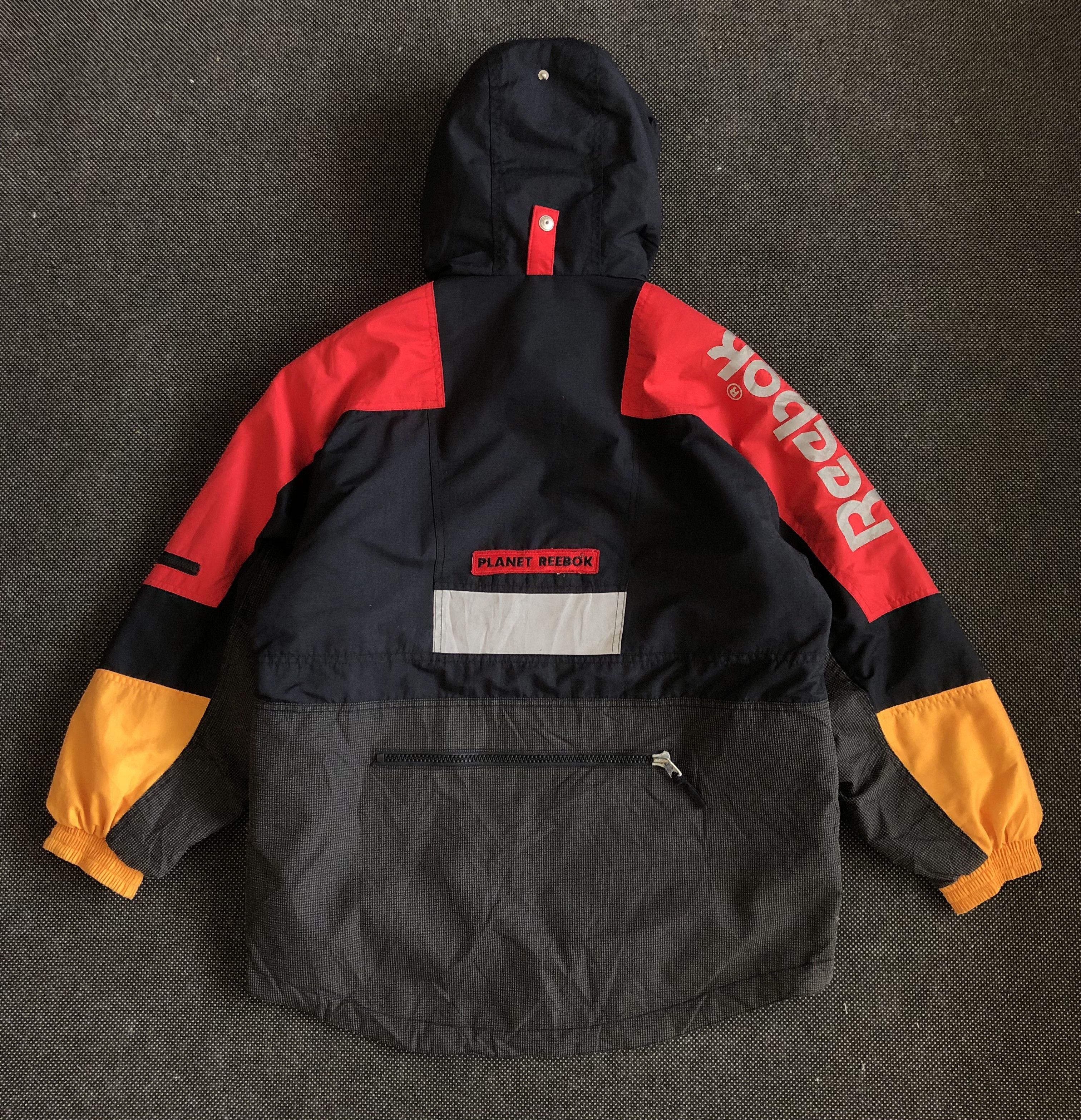 Reebok RARE🔥VINTAGE 90’S PLANET REEBOK OUTDOOR REFLECTOR JACKET Size US XL / EU 56 / 4 - 2 Thumbnail