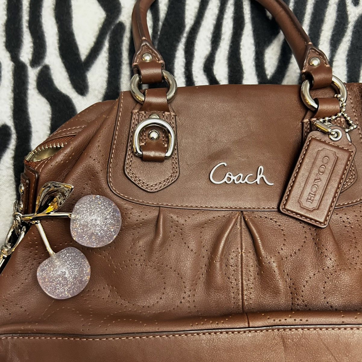Coach coach ashley satchel brown Size ONE SIZE - 4 Thumbnail